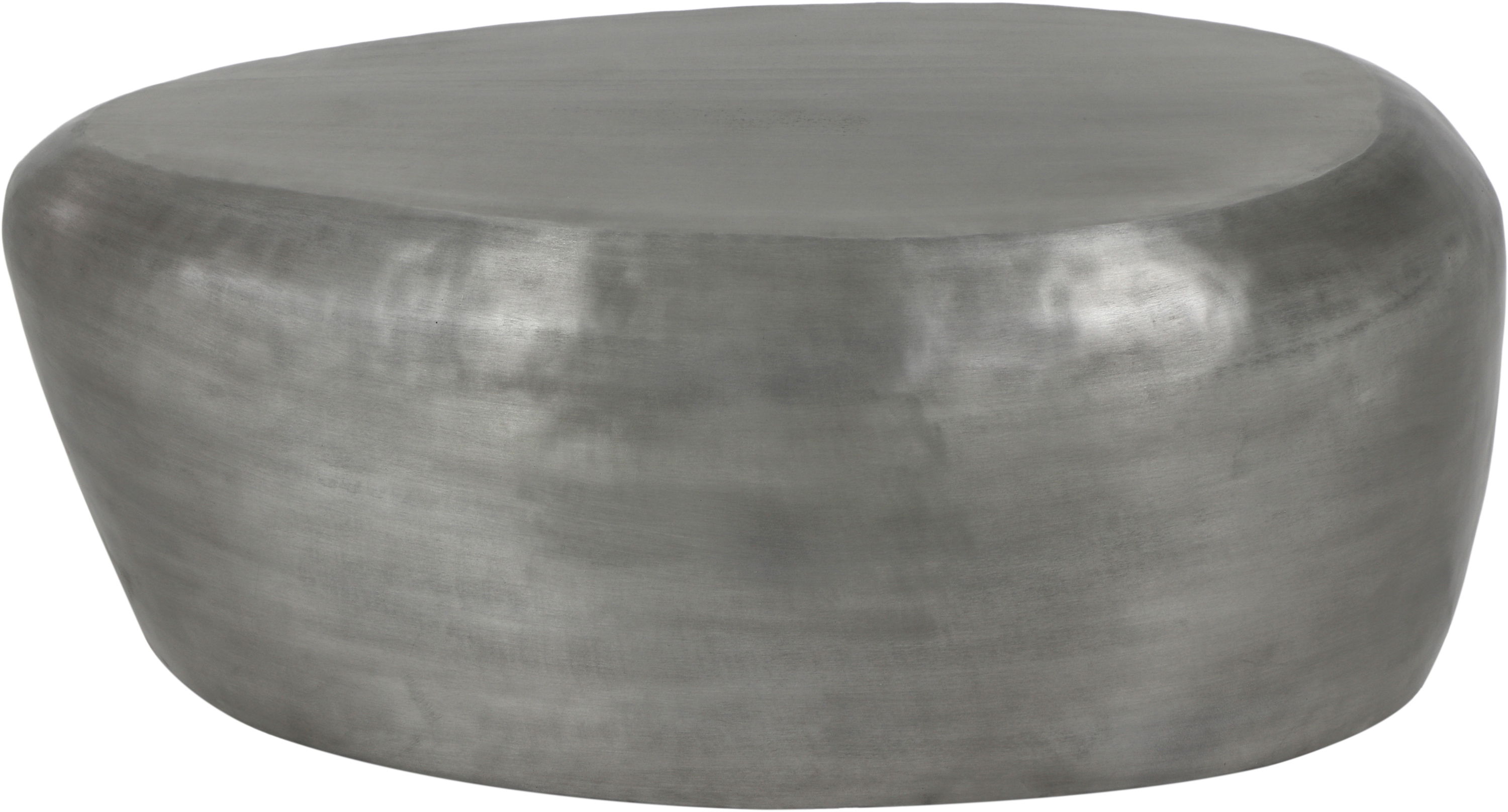 Capsule - Metal Aluminum Coffee Table - Silver