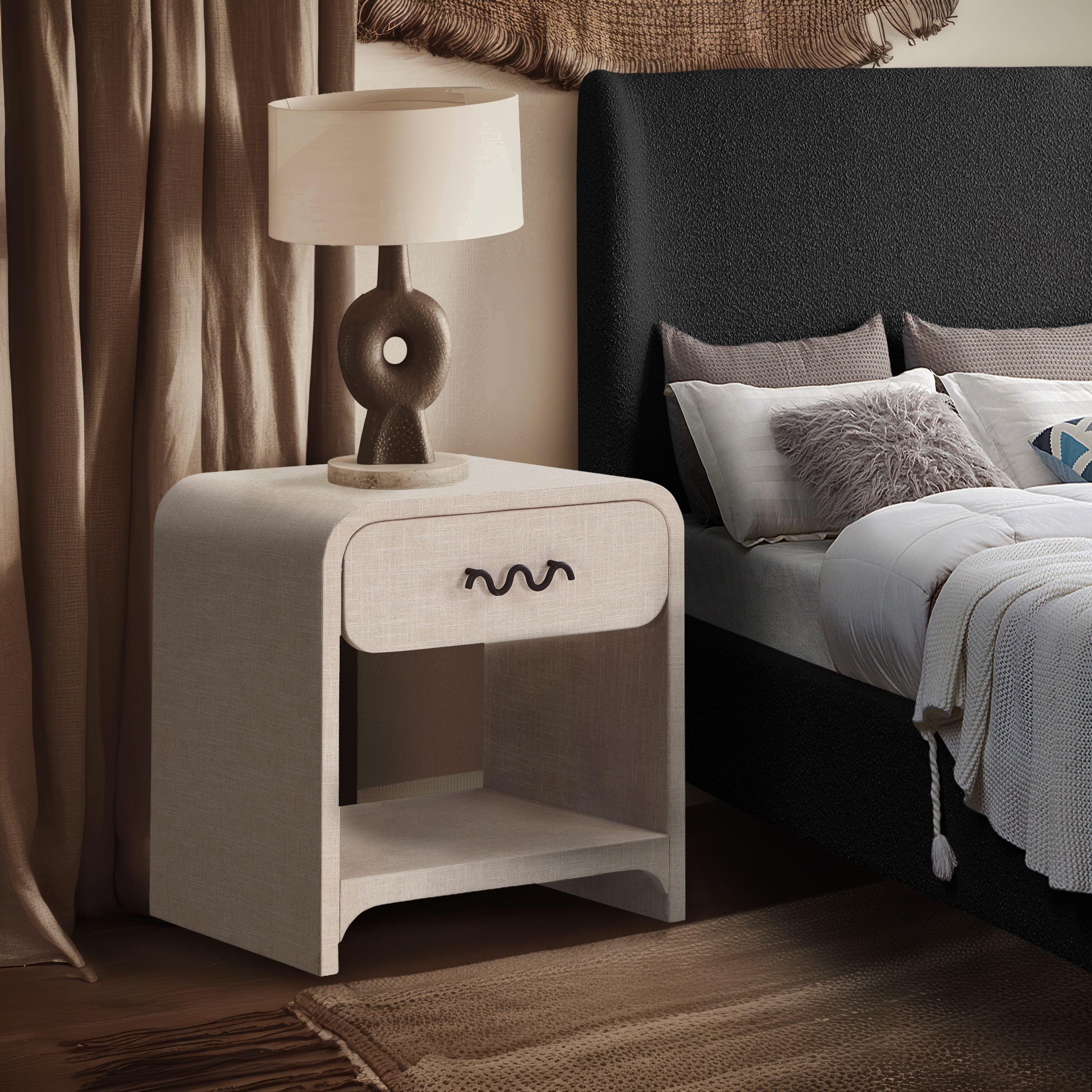 Medley - Night Stand / Side Table - Cream