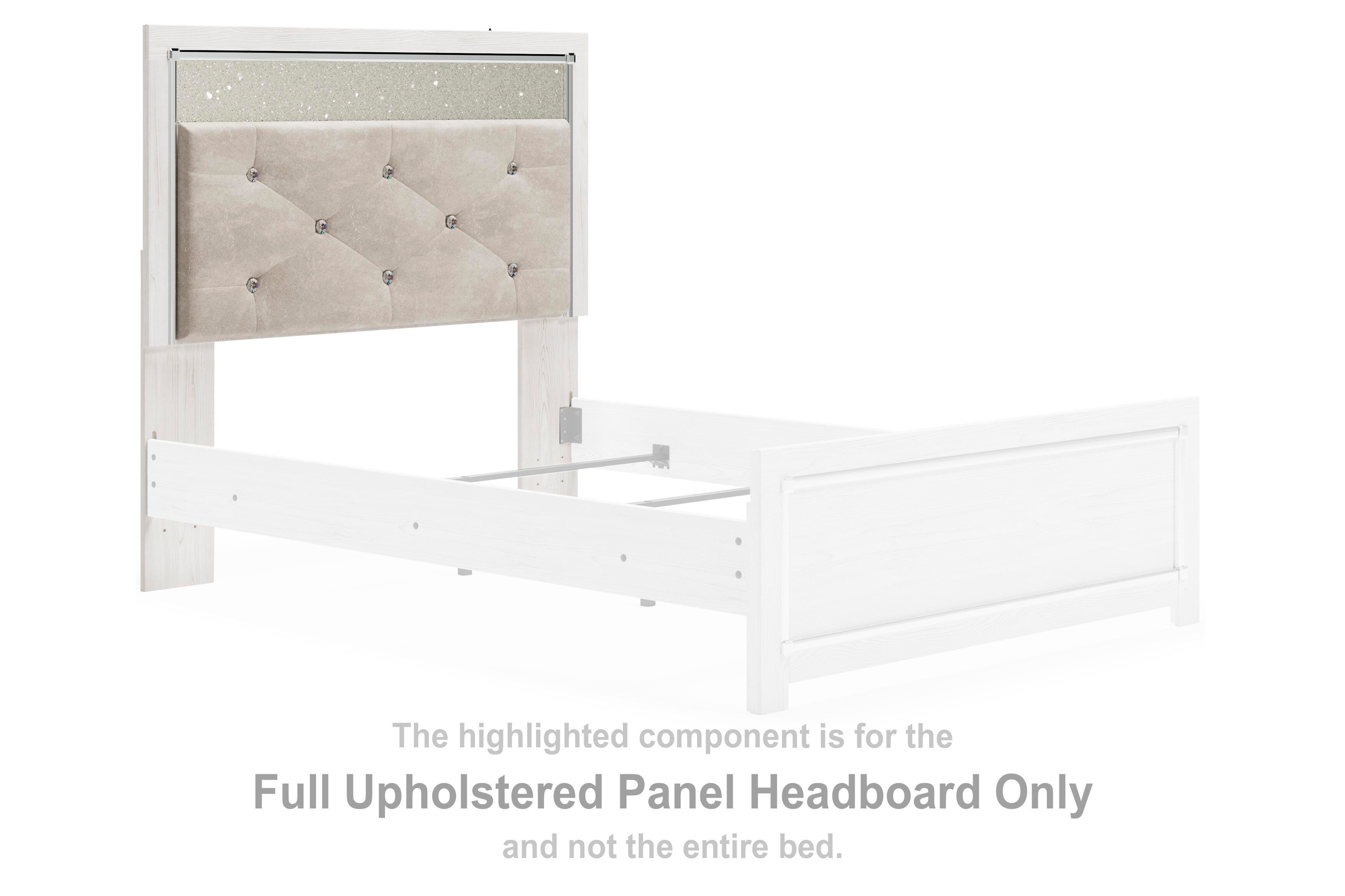 Altyra – Full UPH Panel Headboard – White