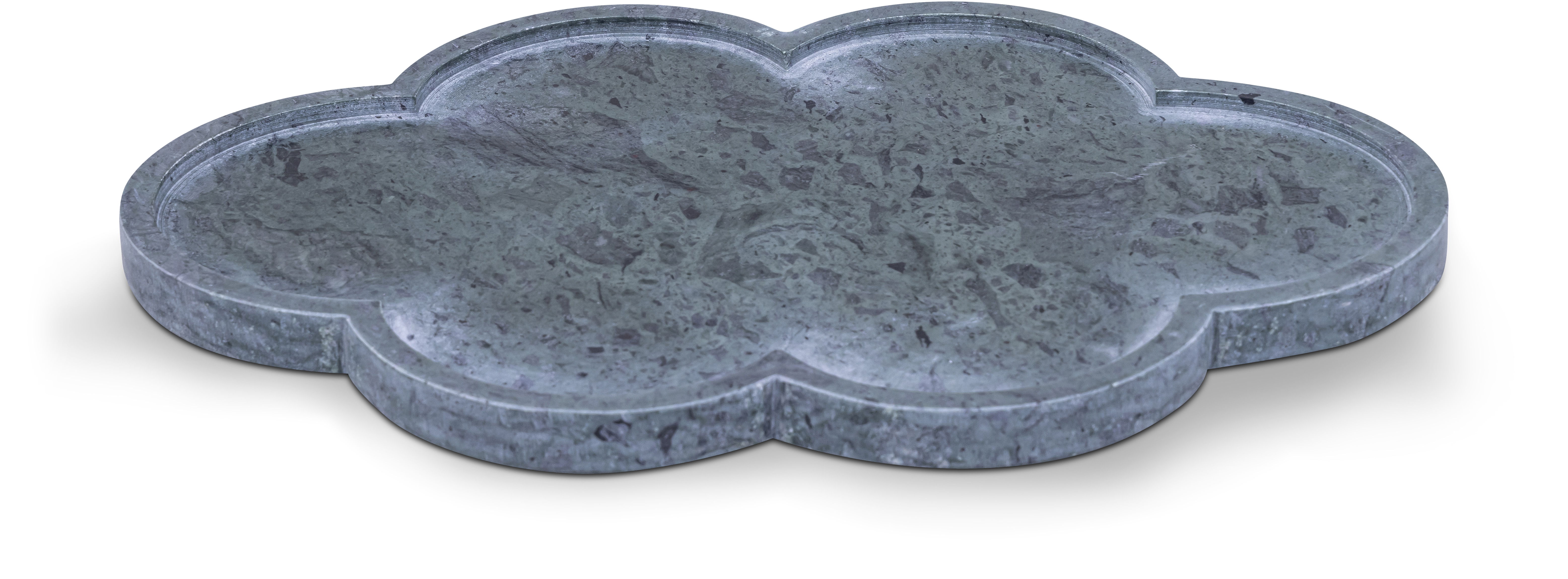 Rimini - Marble Clover Shaped Tray - Green