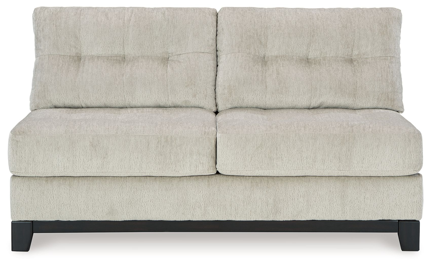 Maxon Place - Armless Loveseat - Stone