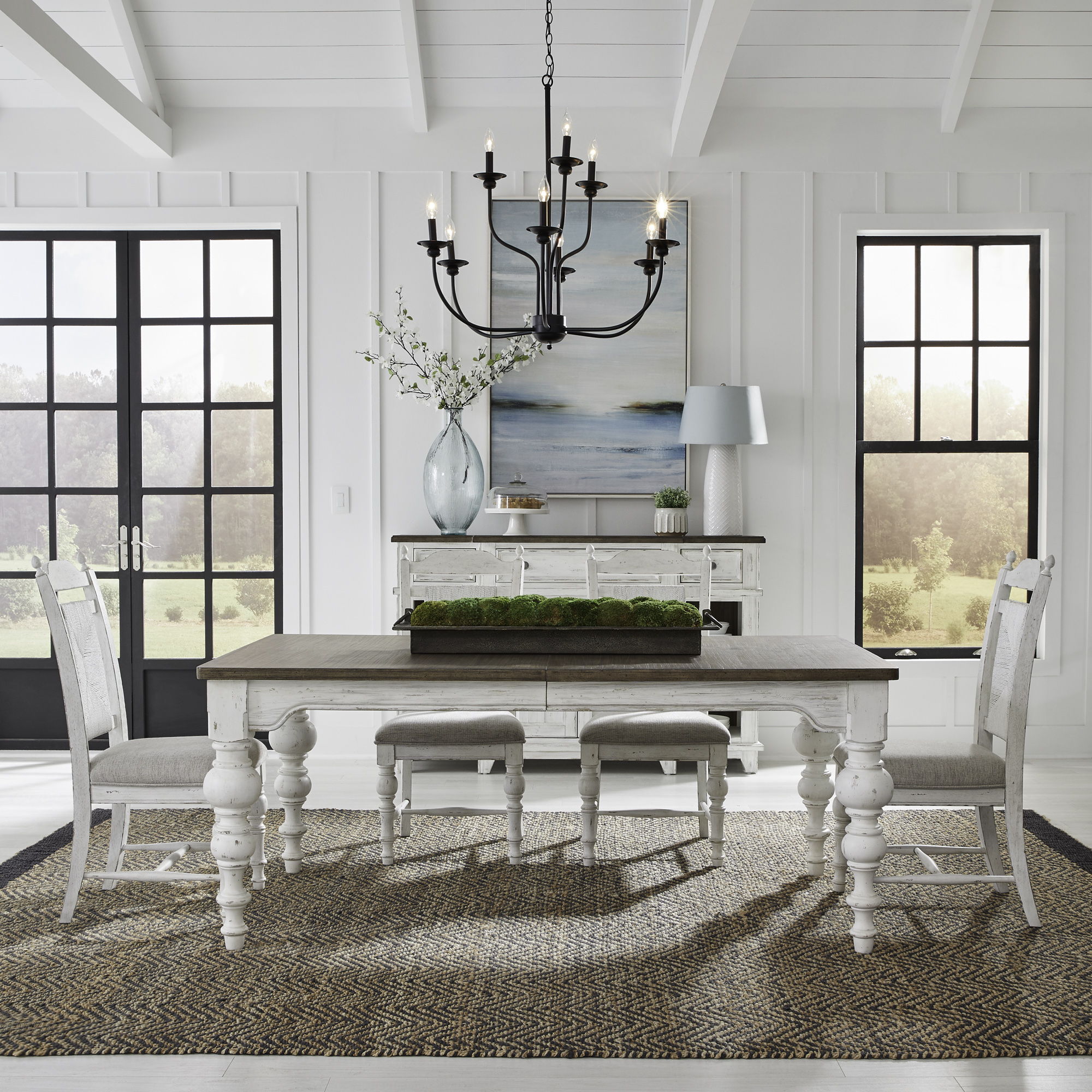 Liberty Furniture River Place Piece Rectangular Table Set - Main Image