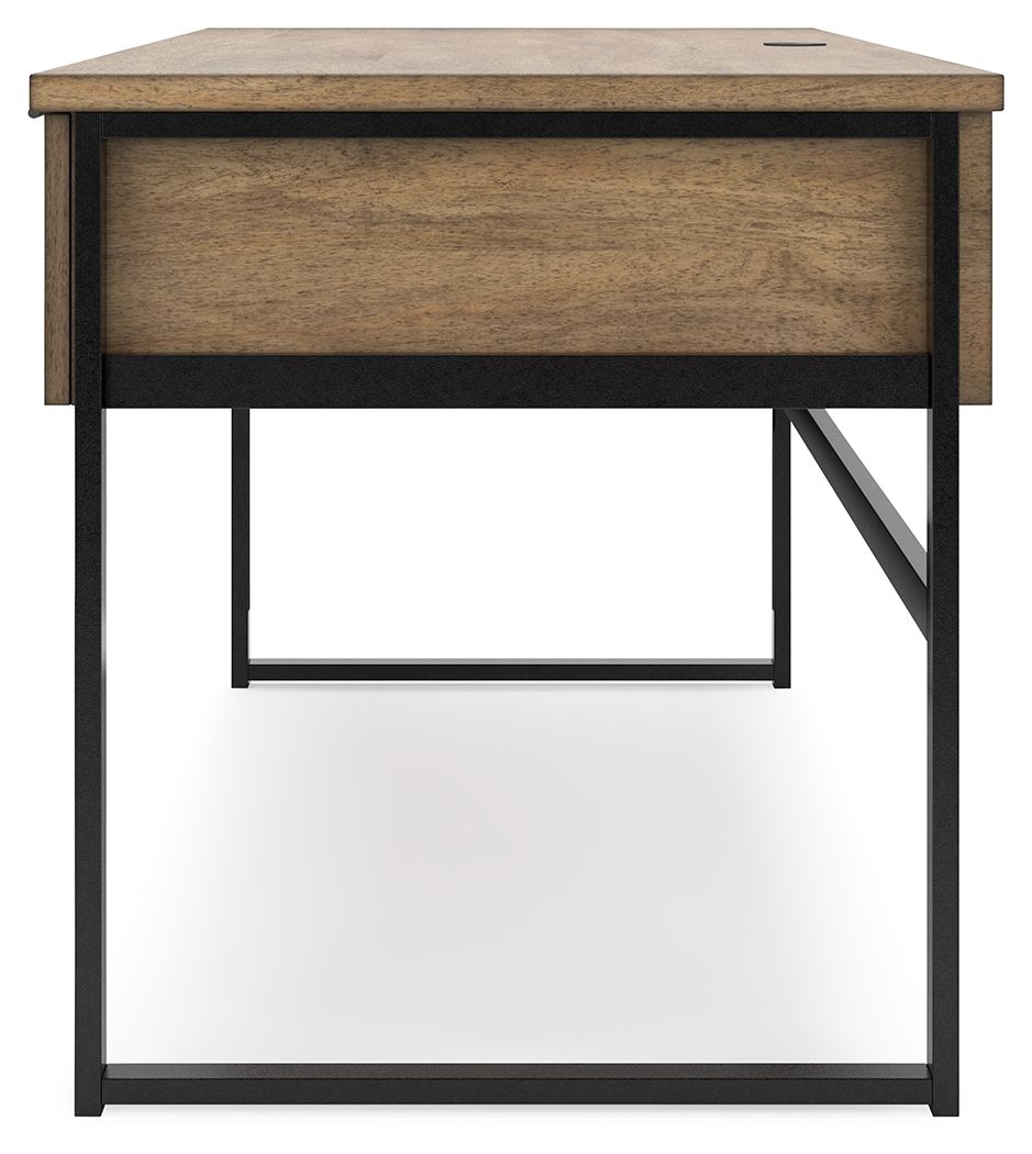 Ashley Furniture Montia - Home Office Desk - Light Brown - Image 7