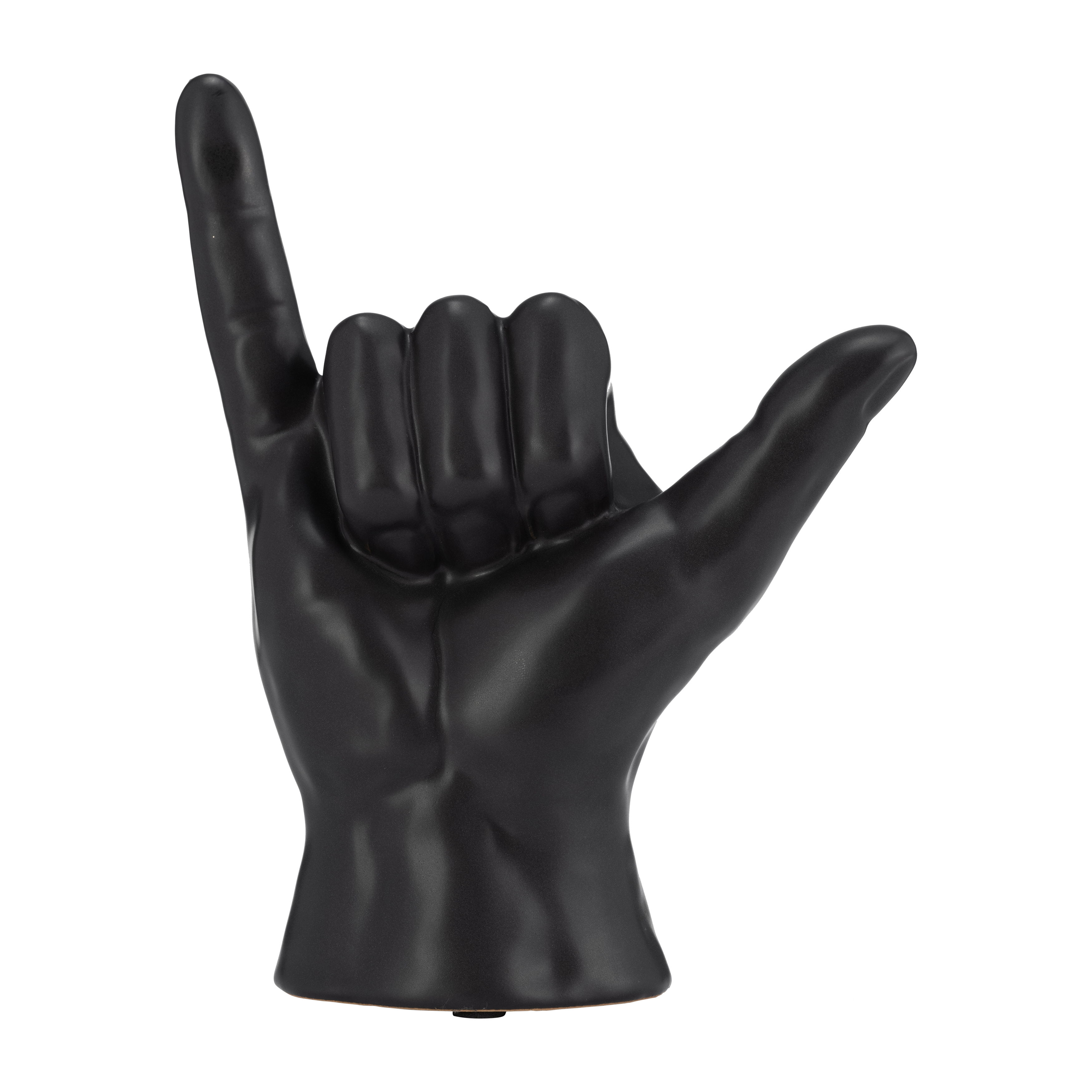 \"Hang Loose\" Hand 7\" - Black