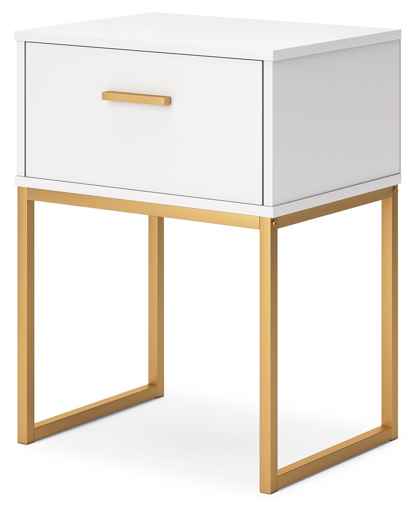 Socalle - One Drawer Night Stand - Two-Tone
