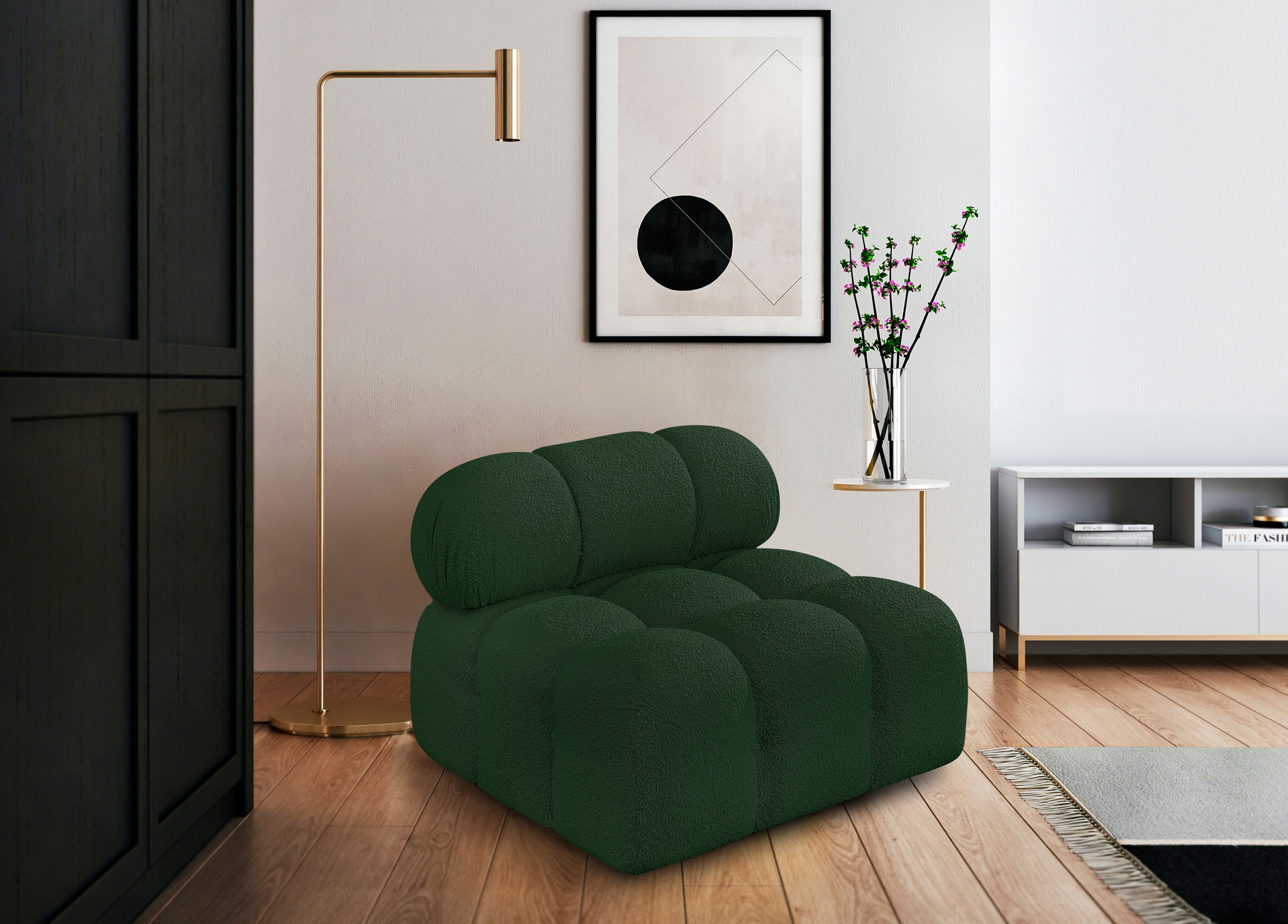 Ames - Armless Chair - Green