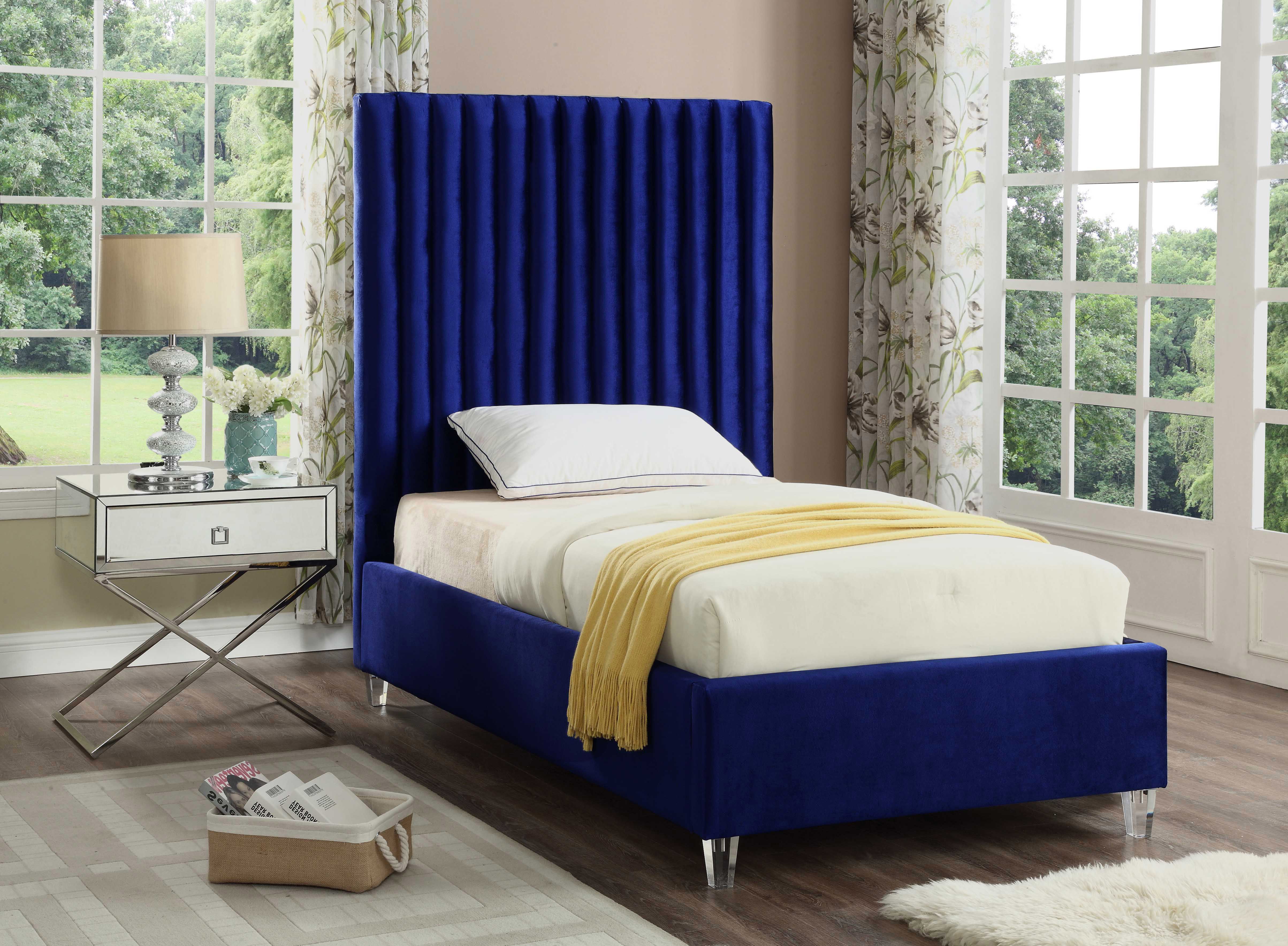 Candace - Twin Bed - Navy