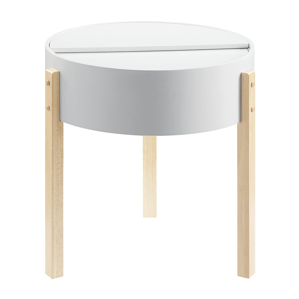 Bodfish - End Table - White & Natural, white, view 6