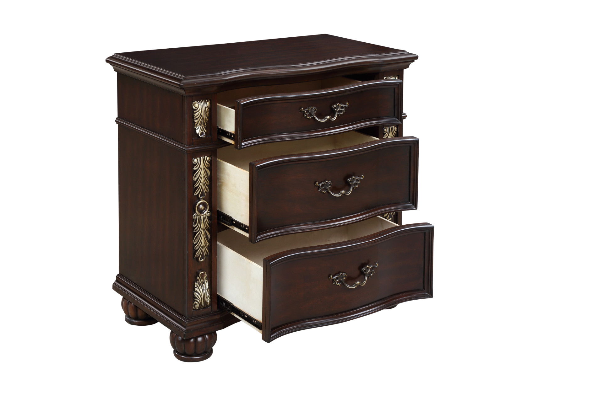 Maximus - Nightstand - Madeira, dark brown, view 4