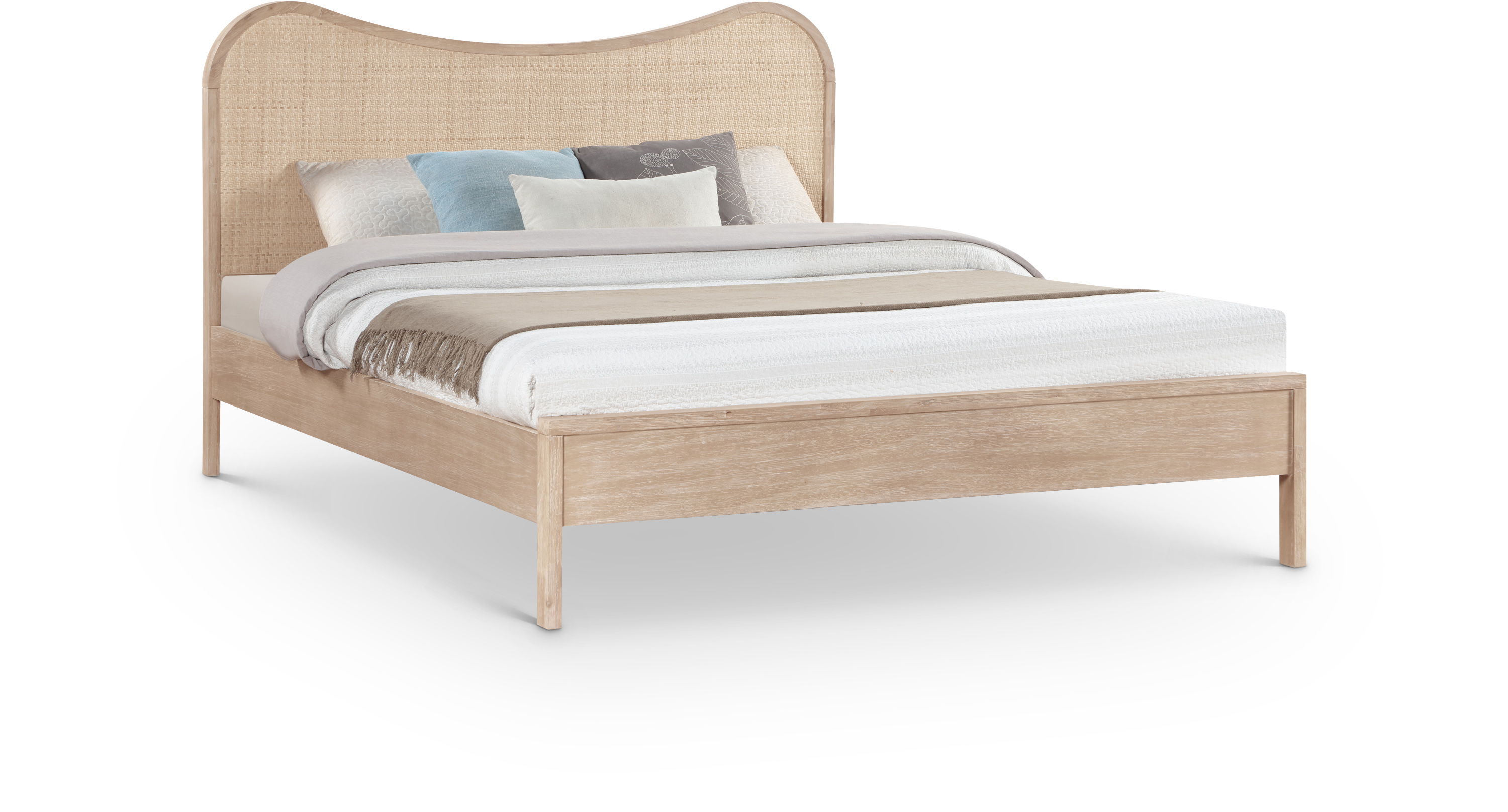 Windsor - Rubberwood King Bed - Natural