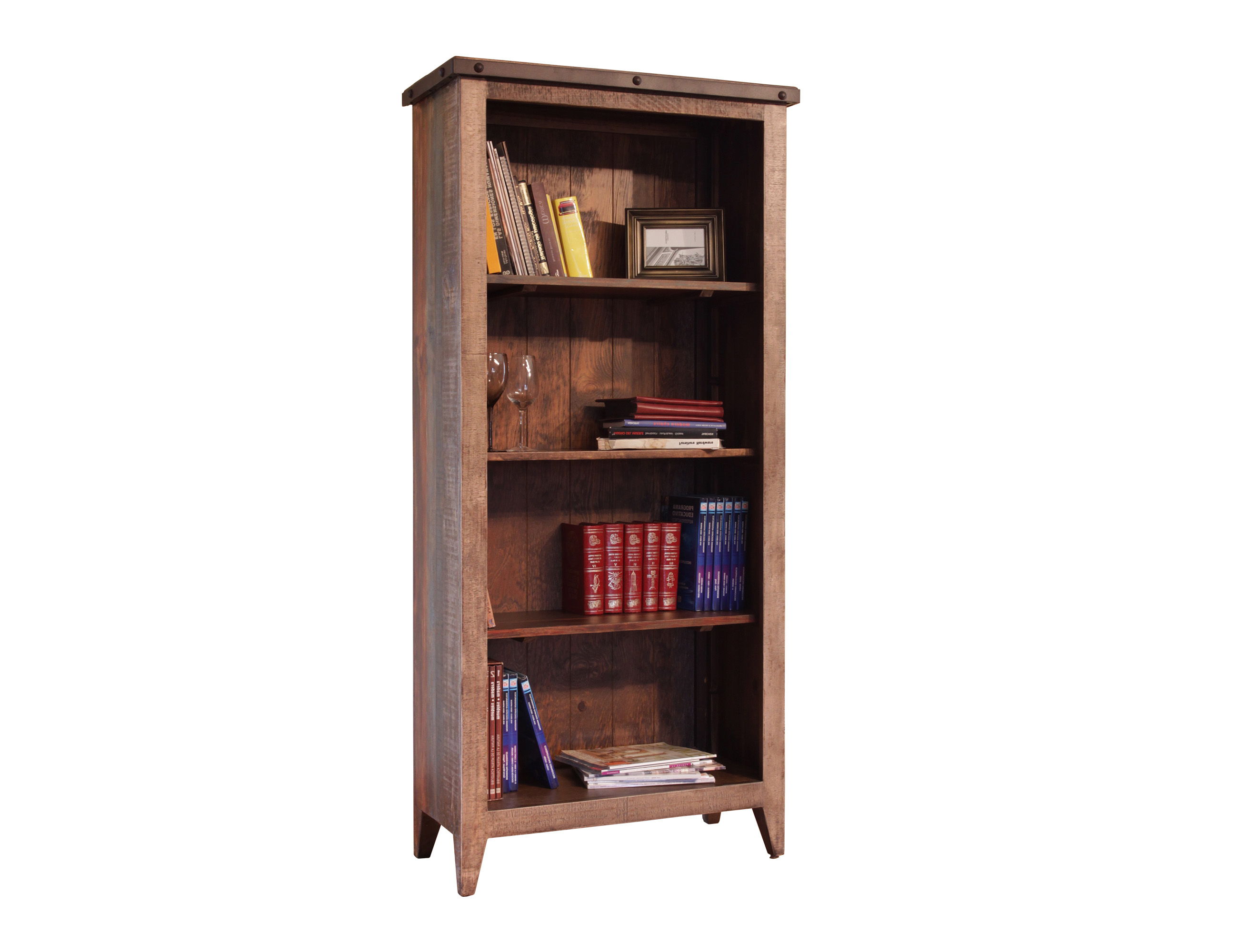 International Furniture Direct Antique - Bookcase - Multicolor