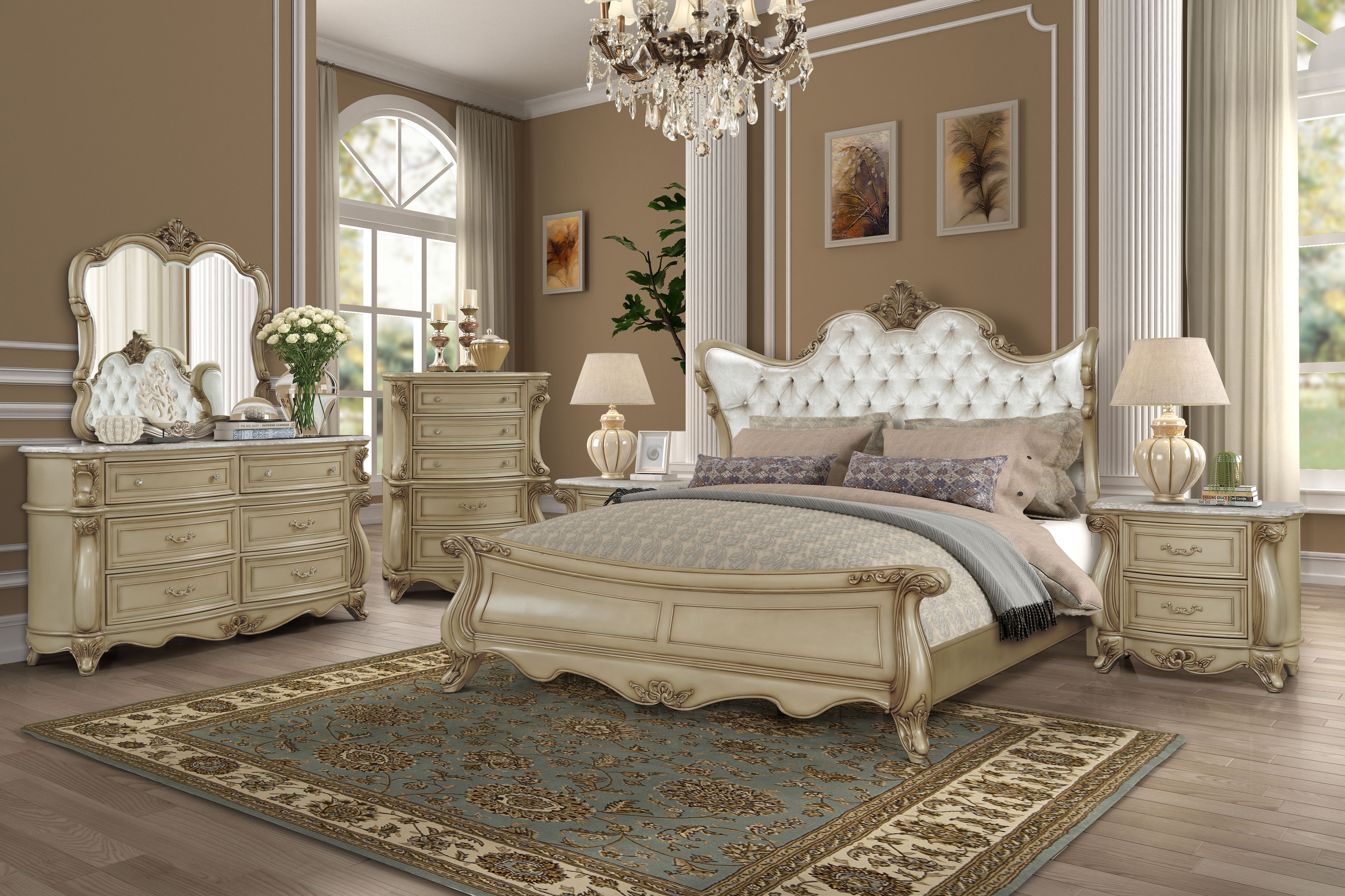 Monique - Chest - Champagne, beige