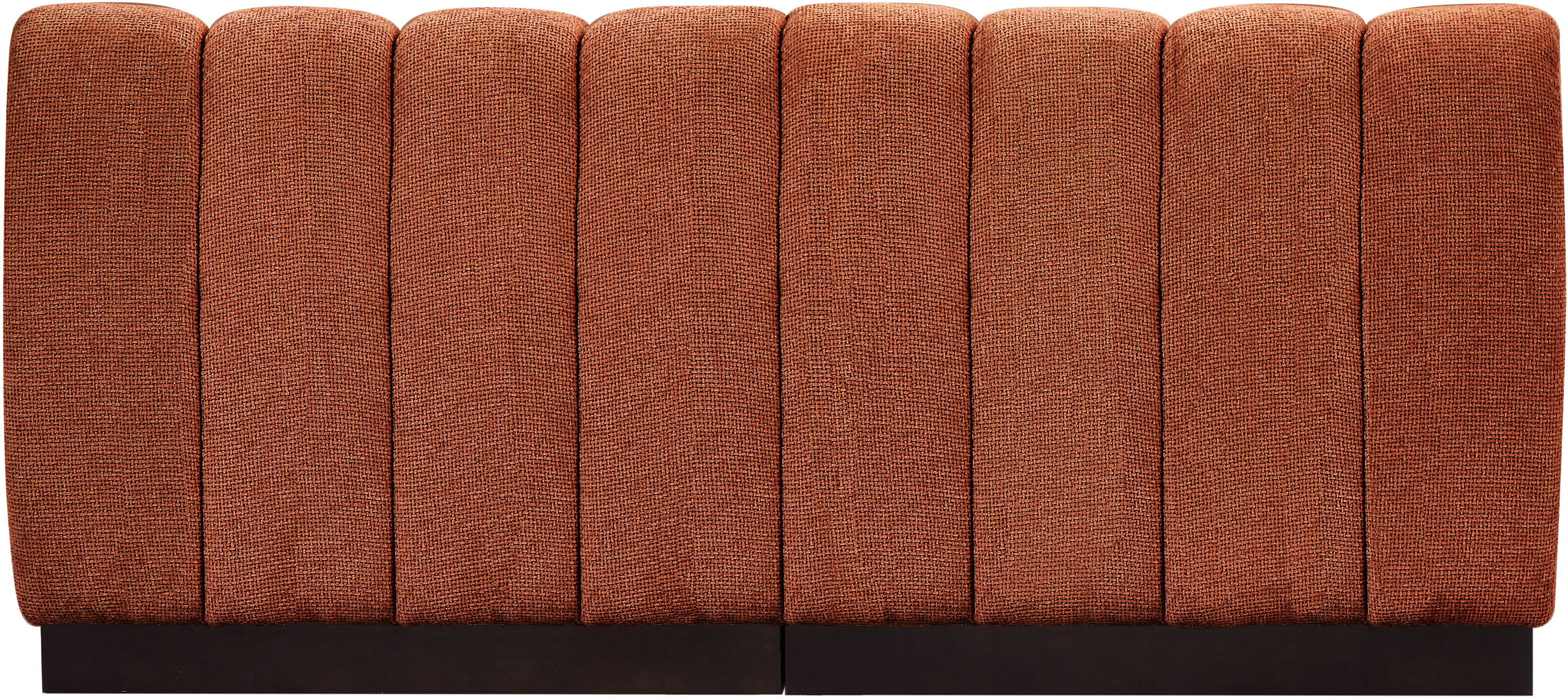 Quinn - 2 Piece Modular Armless Sofa - Cognac