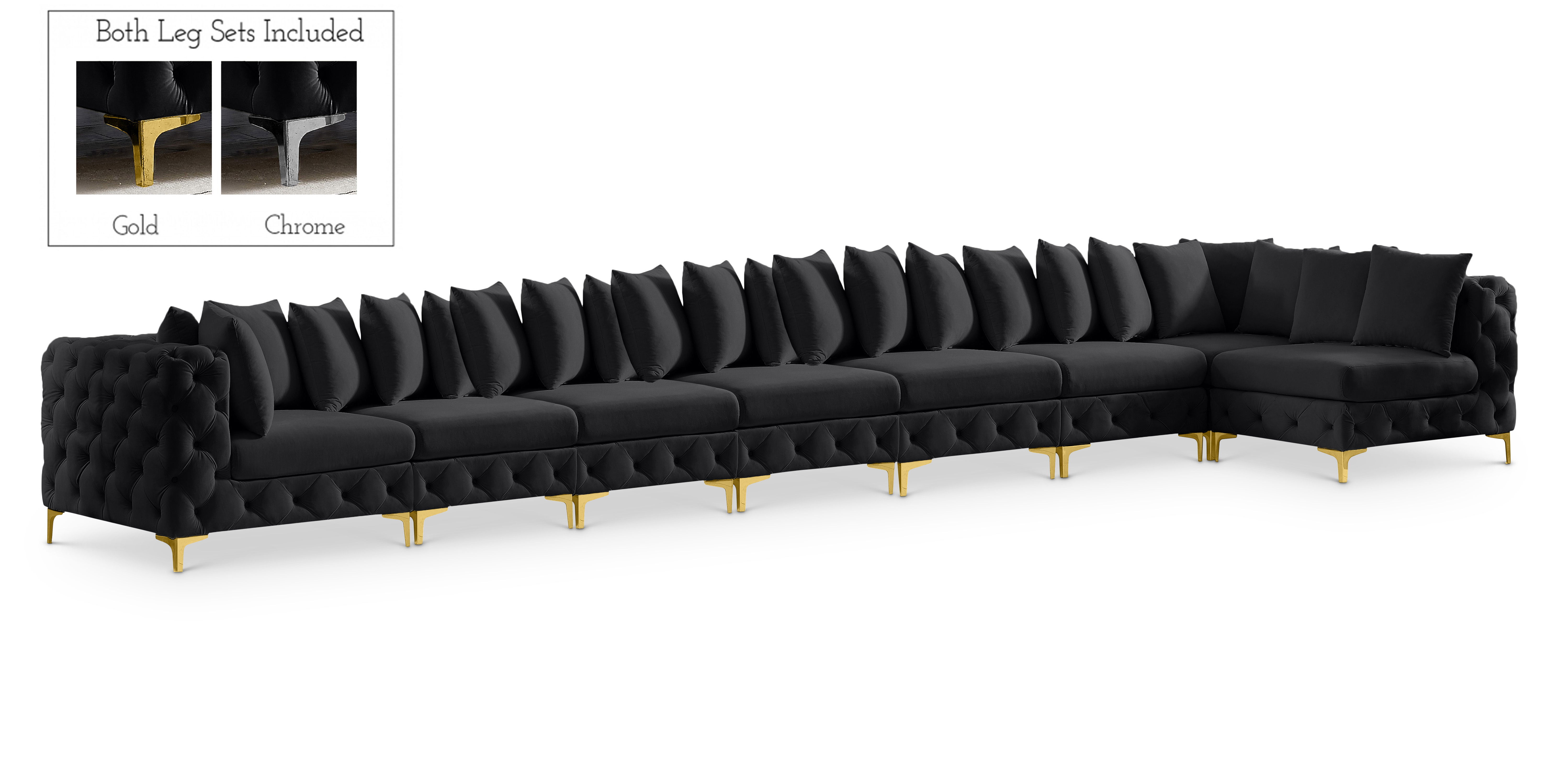 Tremblay - 8 Piece Modular Sectional - Black