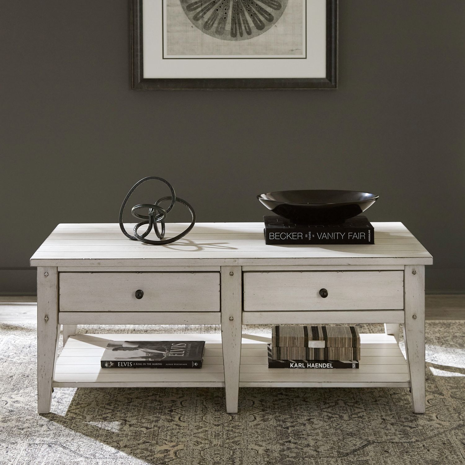 Liberty Furniture Lake House - Cocktail Table - White