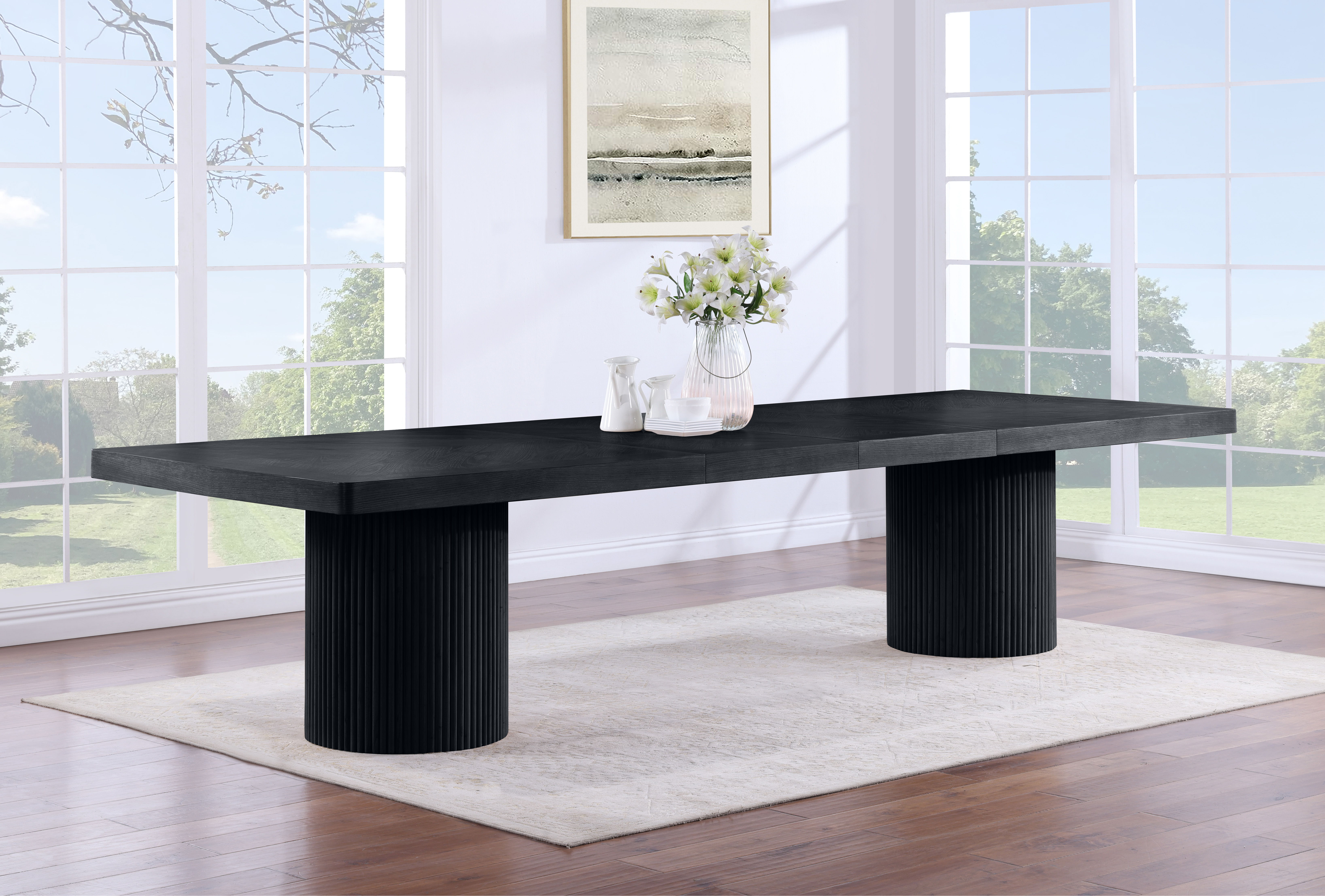 Belinda - Wood Dining Table - Black