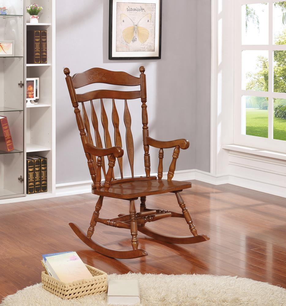 Windsor Rocking Chair Medium Brown Image