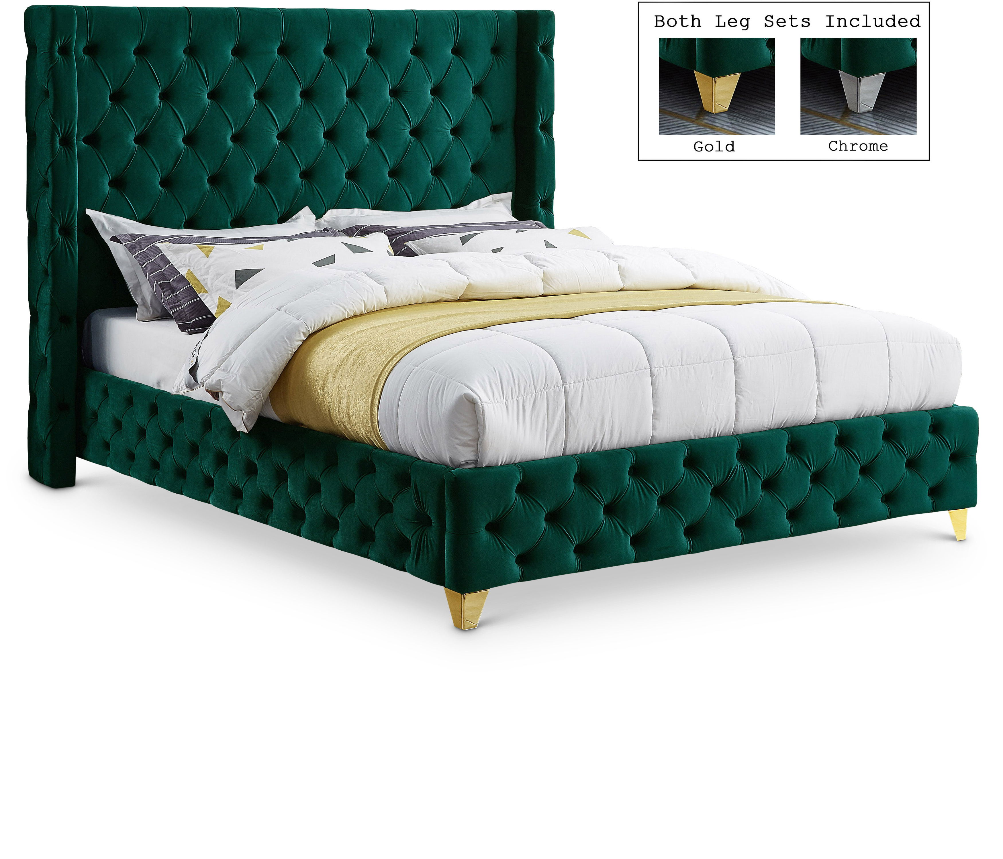 Savan - Queen Bed - Green