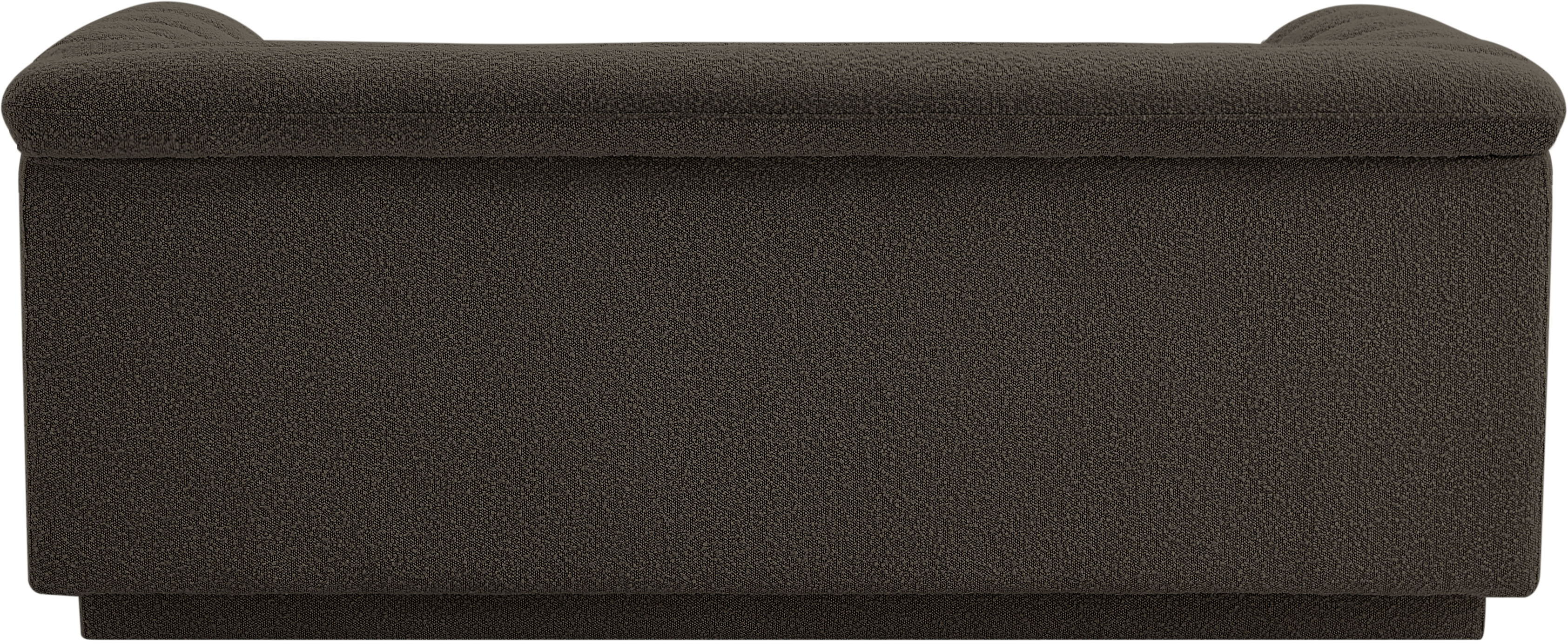 Cascade - Boucle Loveseat - Brown