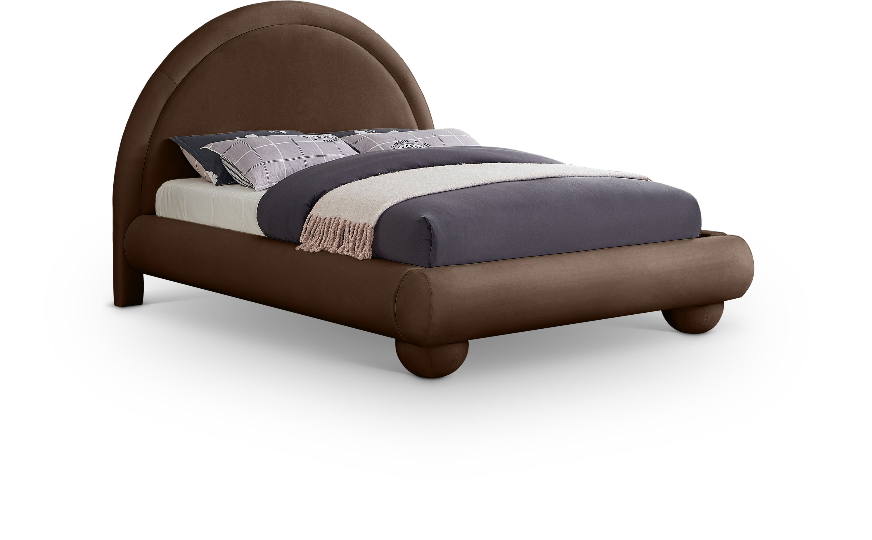 Madrid - Queen Bed - Brown