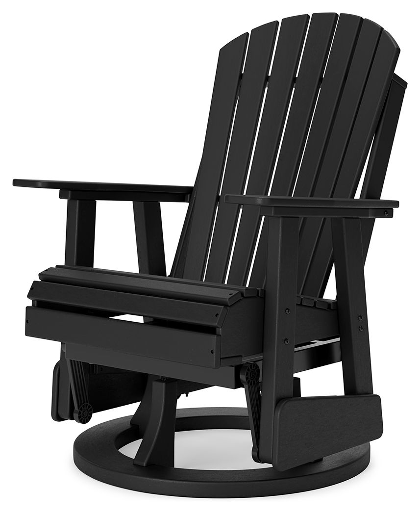 Hyland Wave - Swivel Glider Chair - Black