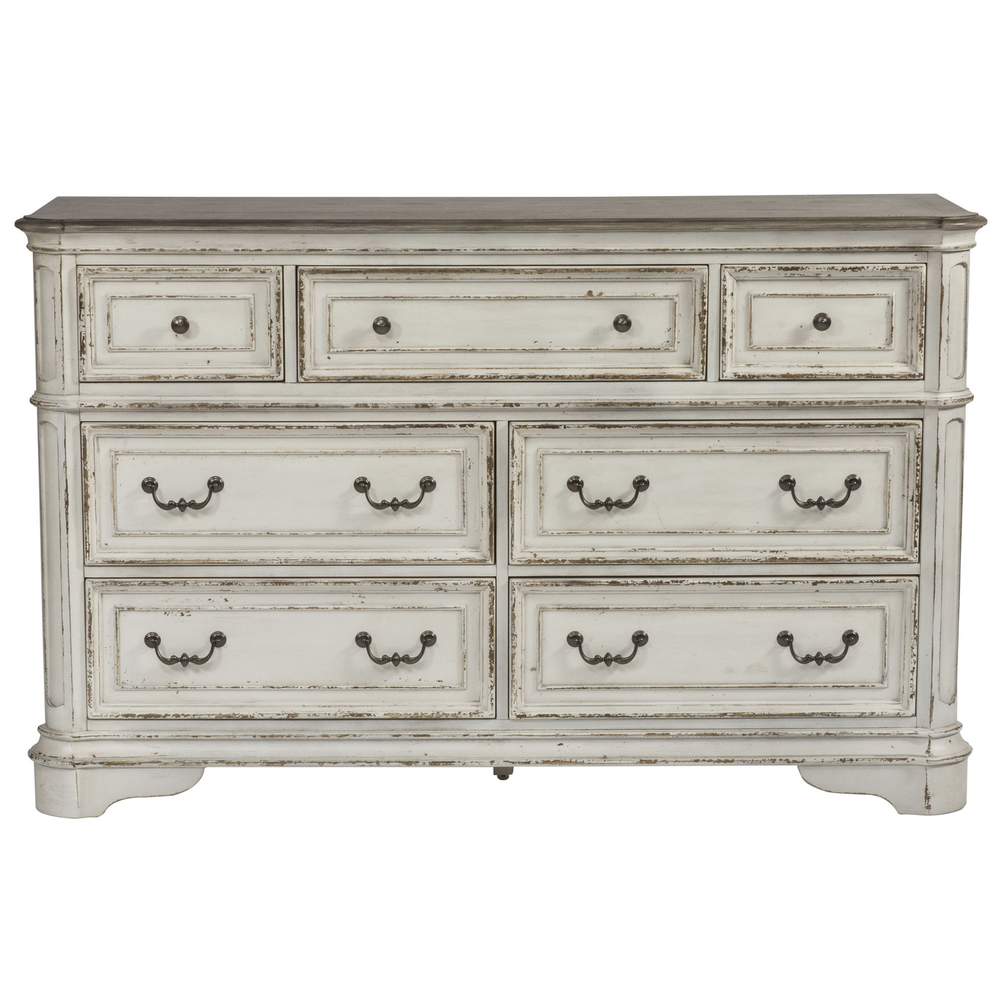 Liberty Furniture Magnolia Manor - 7 Drawer Dresser - White