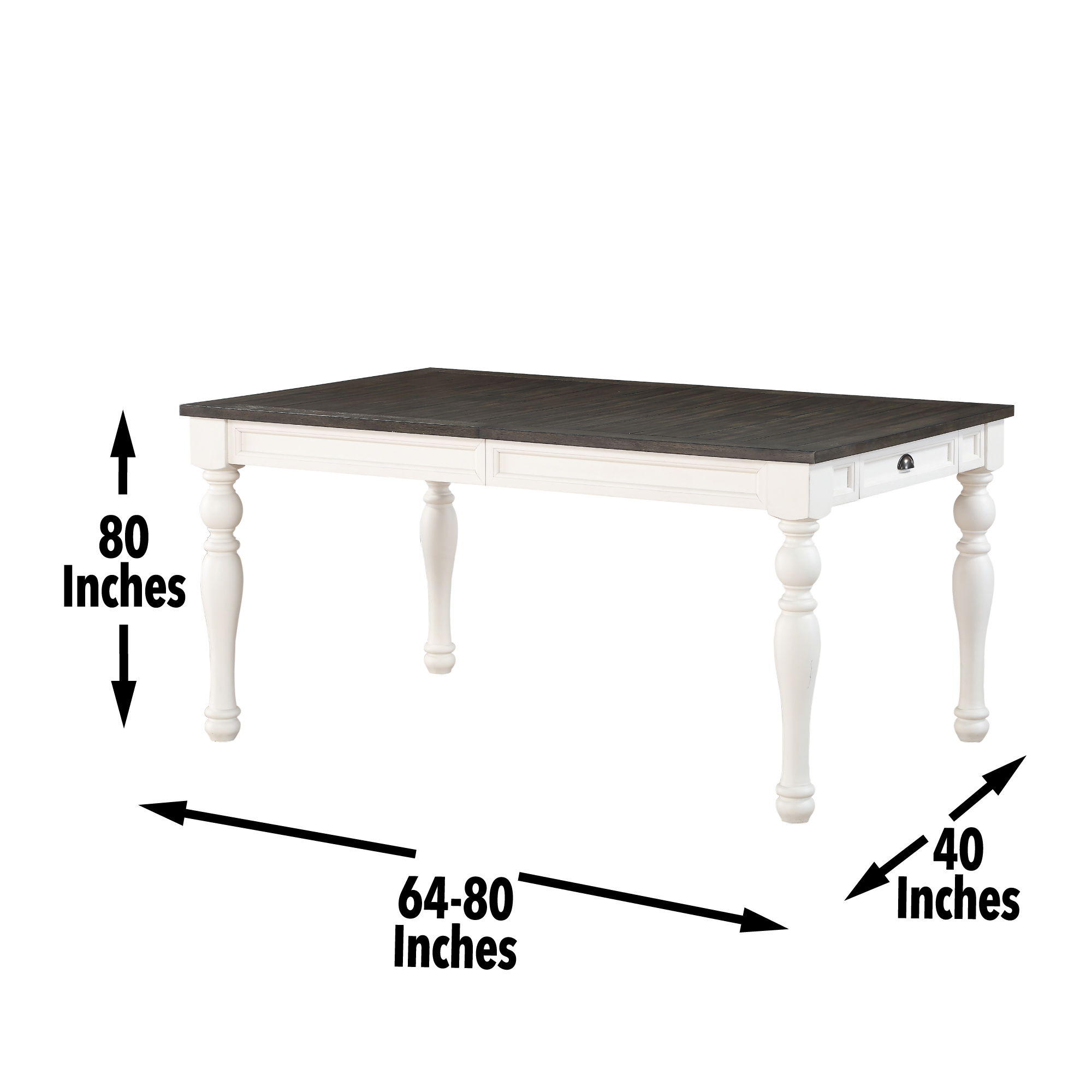 Joanna - 5 Piece Dining Set - Two Tone