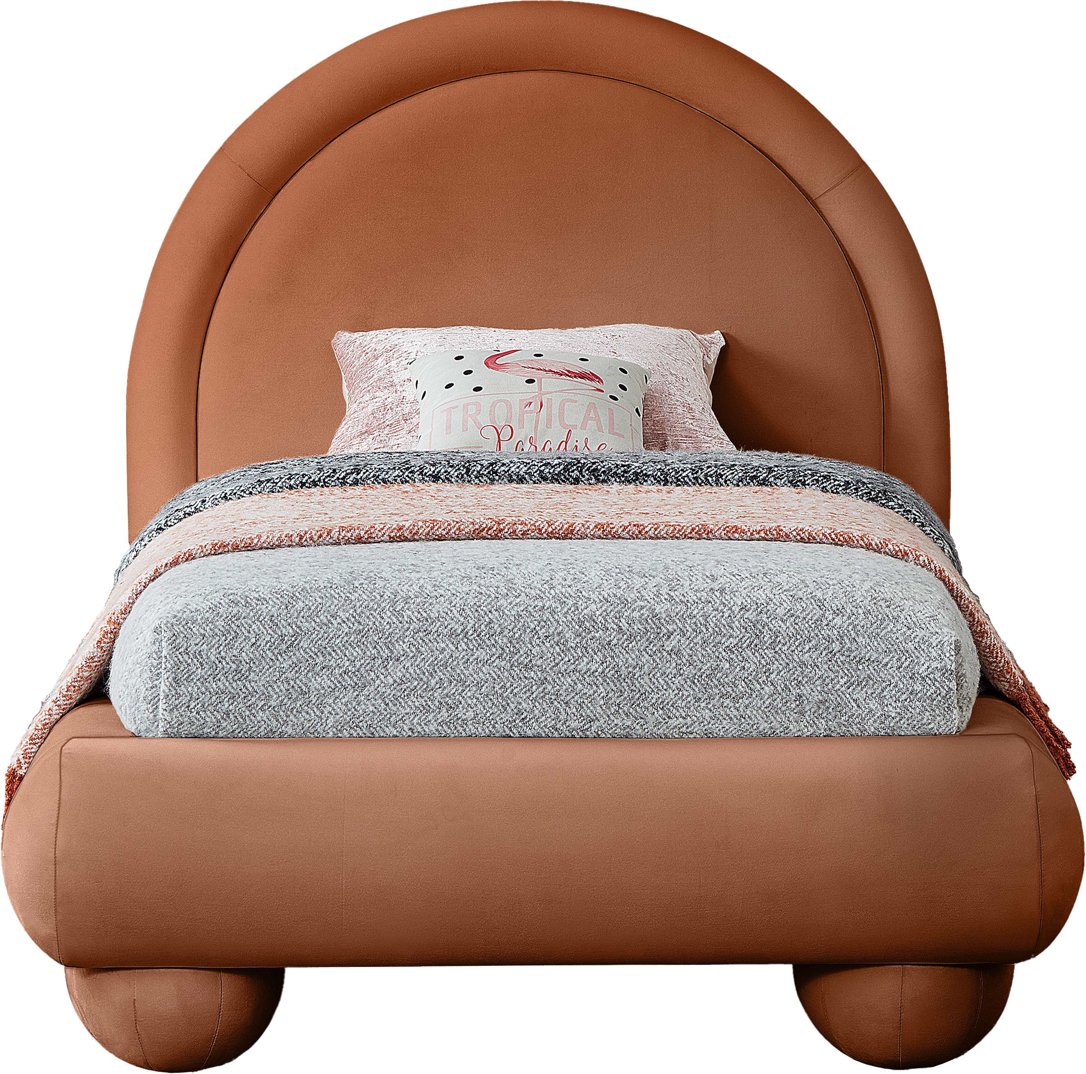 Madrid - Twin Bed - Cognac