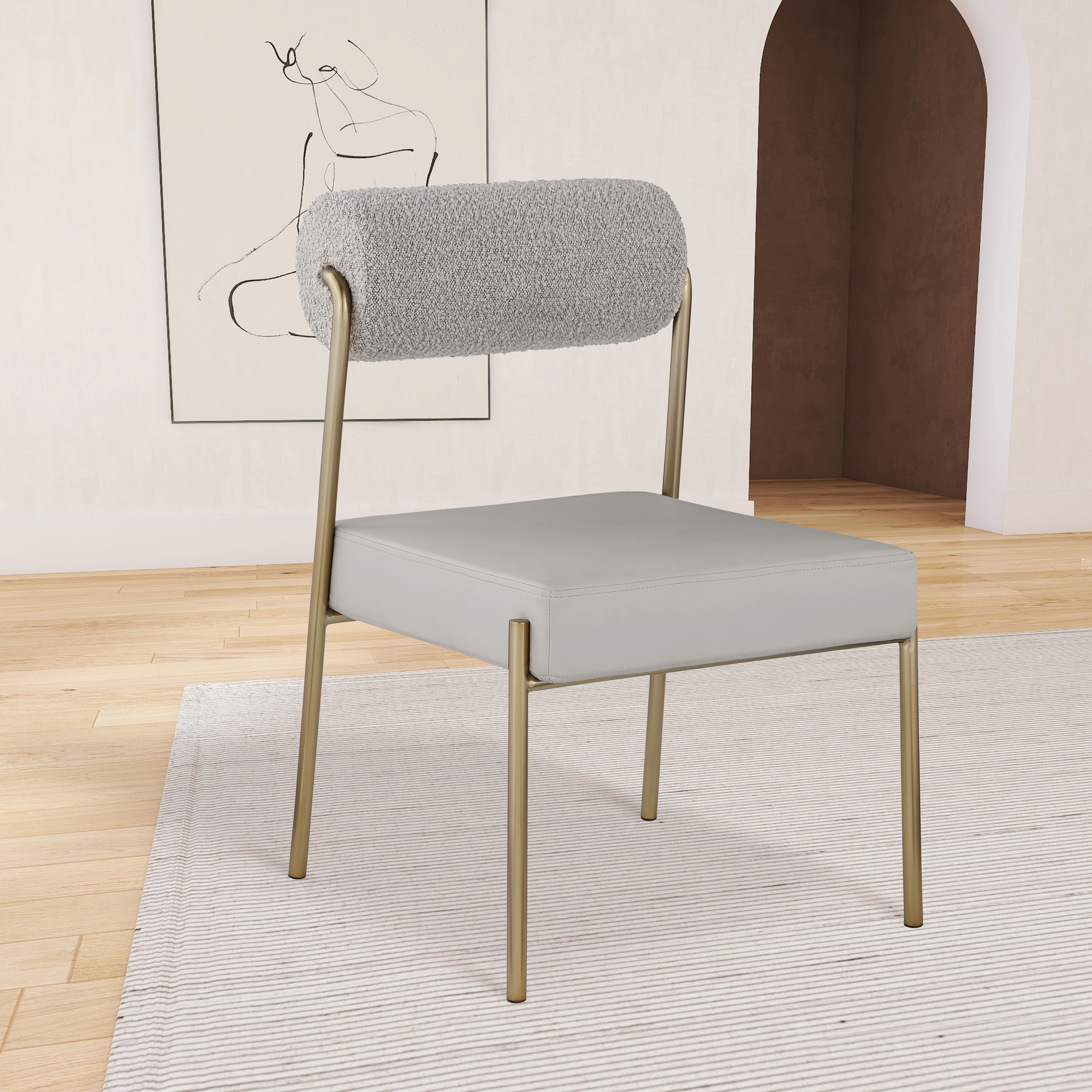 Carly - Dining Chair (Set of 2) - Taupe