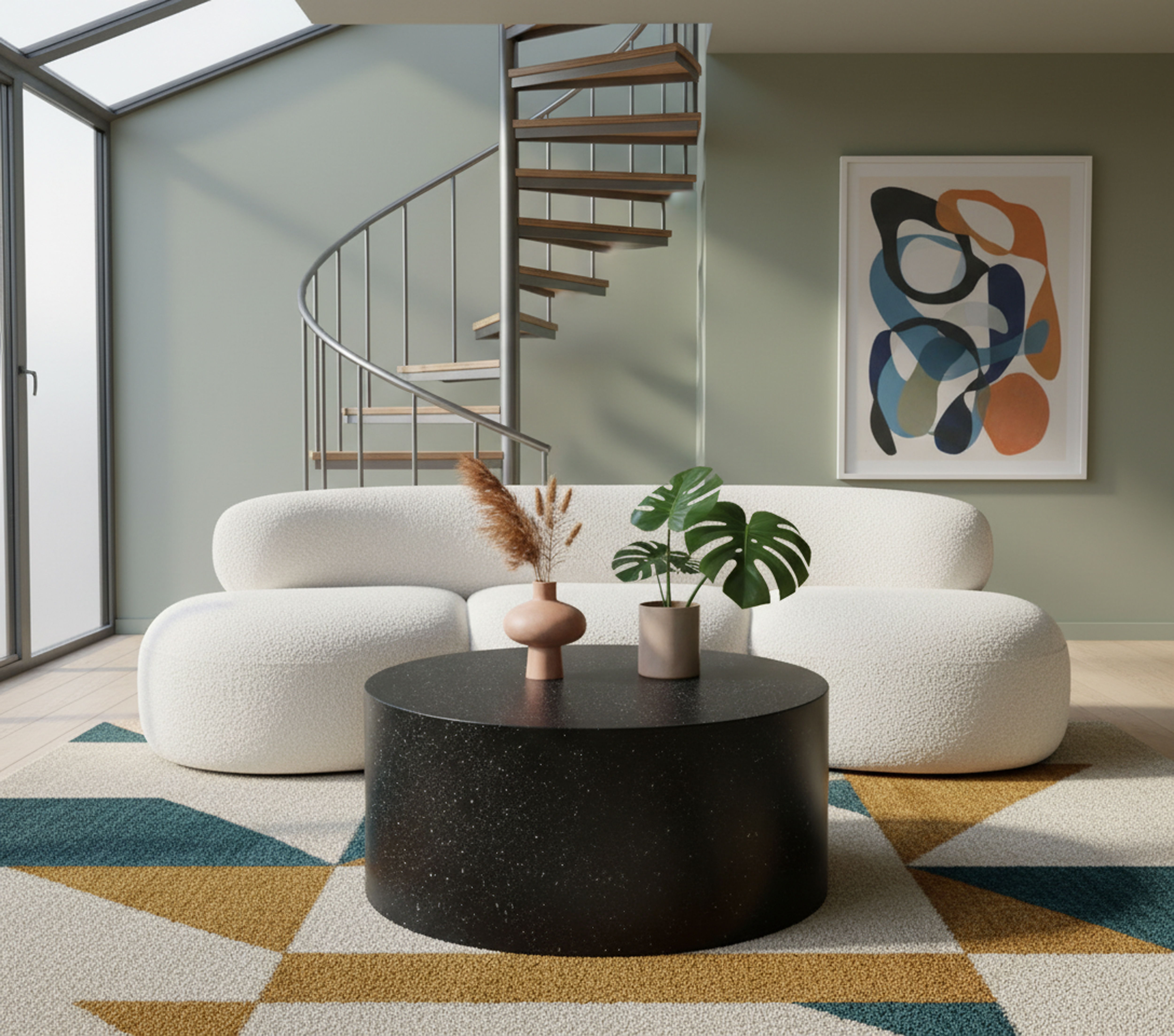 Terrazzo - Coffee Table - Black Terrazzo