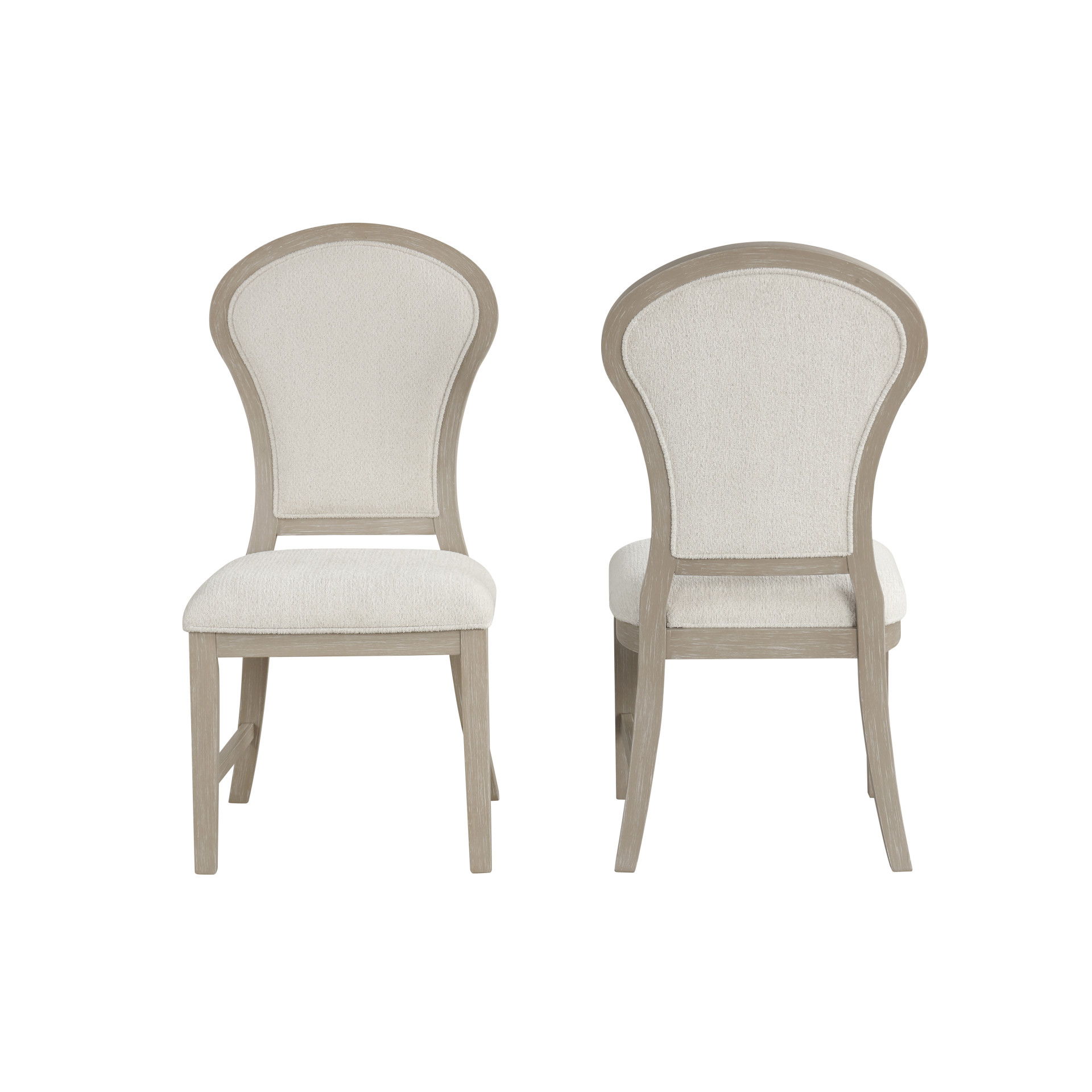 Gwendolyn - Dining Side Chair (Set of 2) - Cerused Taupe, light brown, view 6