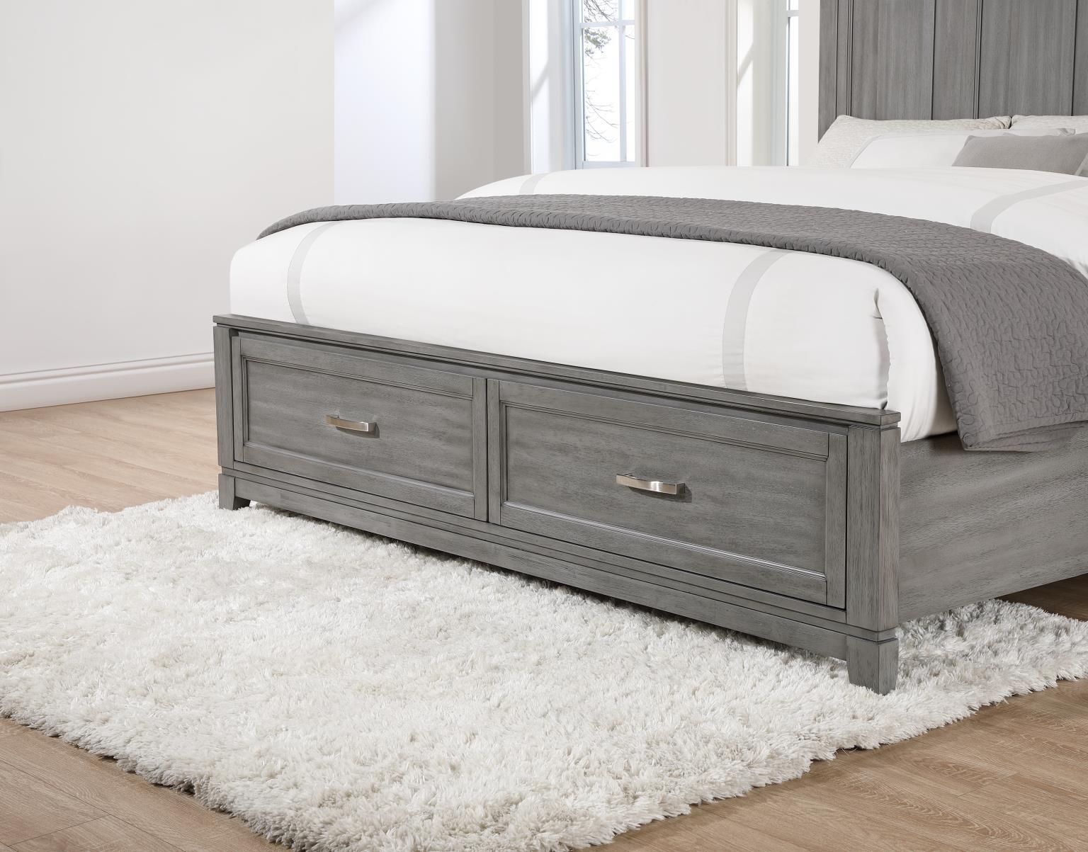 B237 - Queen Bed - Gray