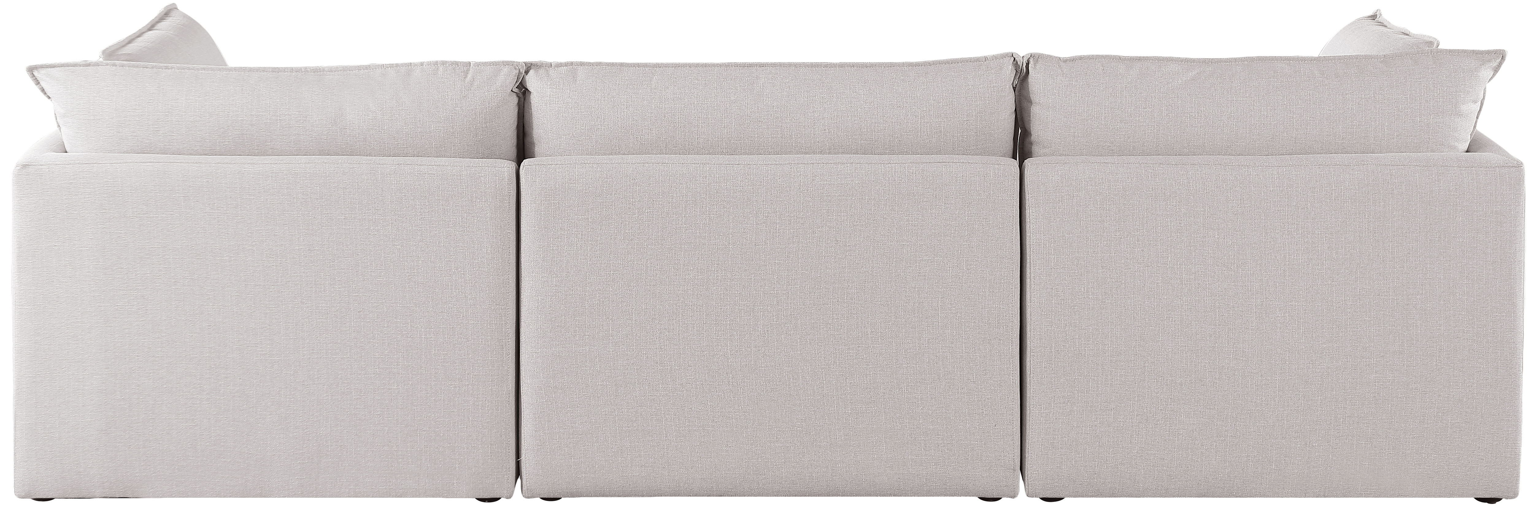 Mackenzie - 3 Piece Modular Sofa - Beige