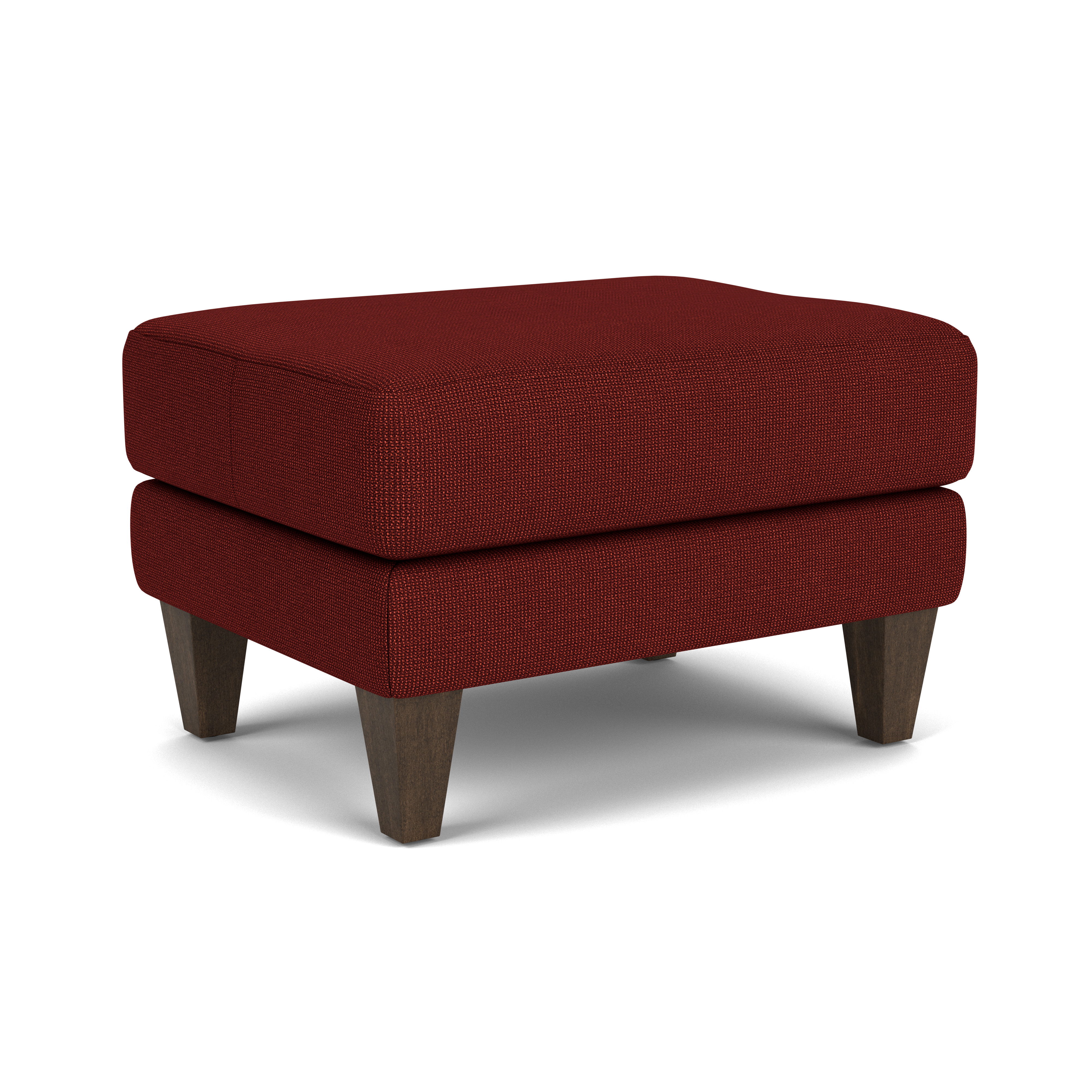Bond - Fabric Ottoman, dark brown, view 3