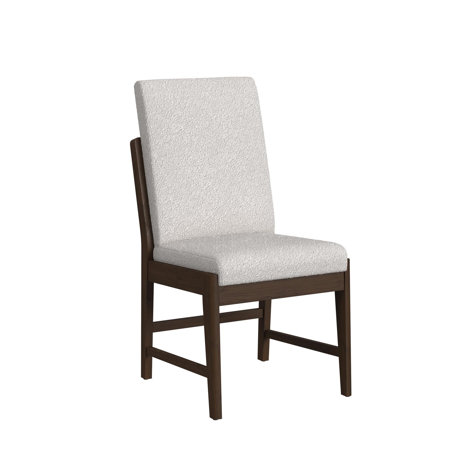 Brisbane - 6 Piece Standard Height Dining Set (Table, Four Fabric Chairs & Bench) - Brown