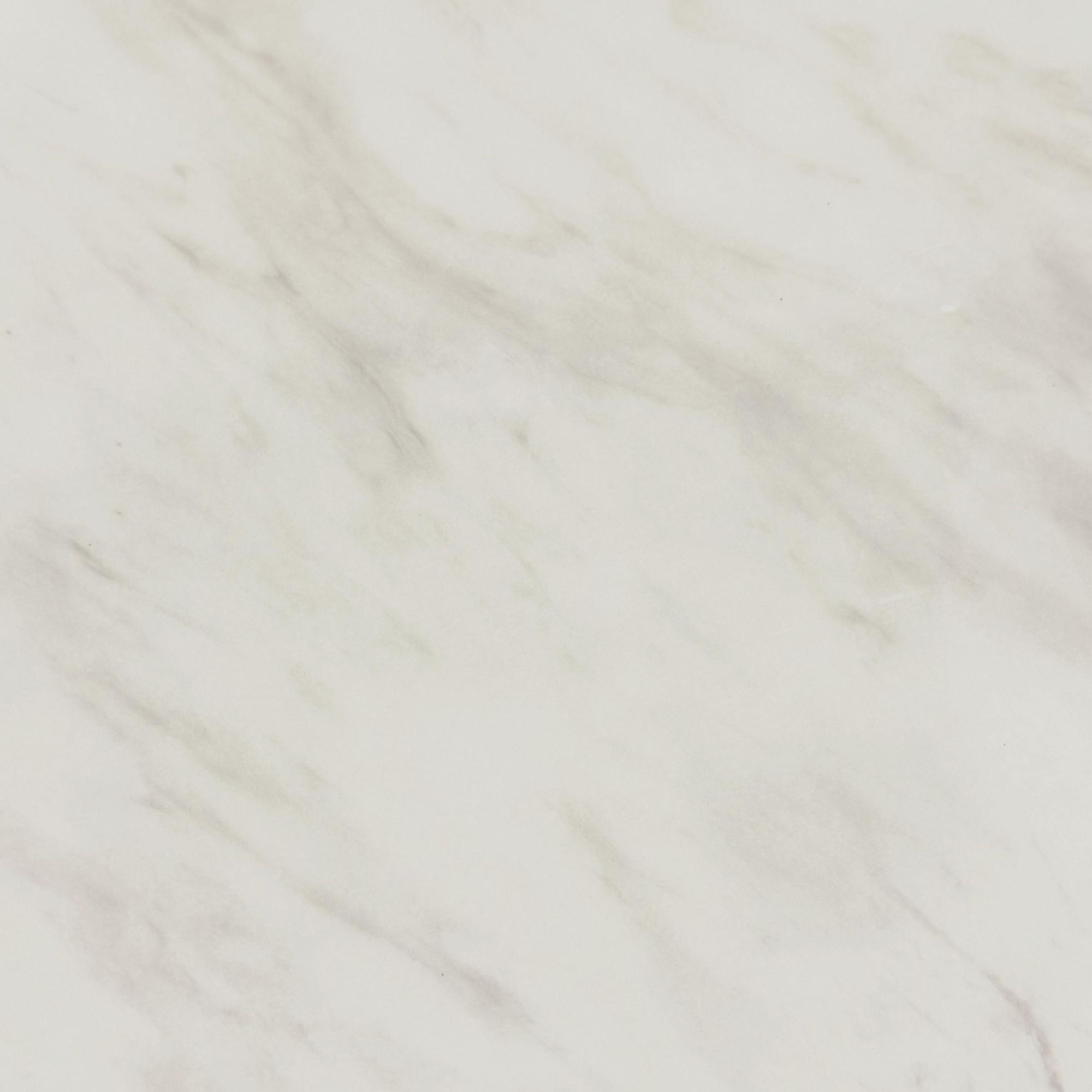 Sylvie - Round Dining Table With White Faux Marble Top - Natural