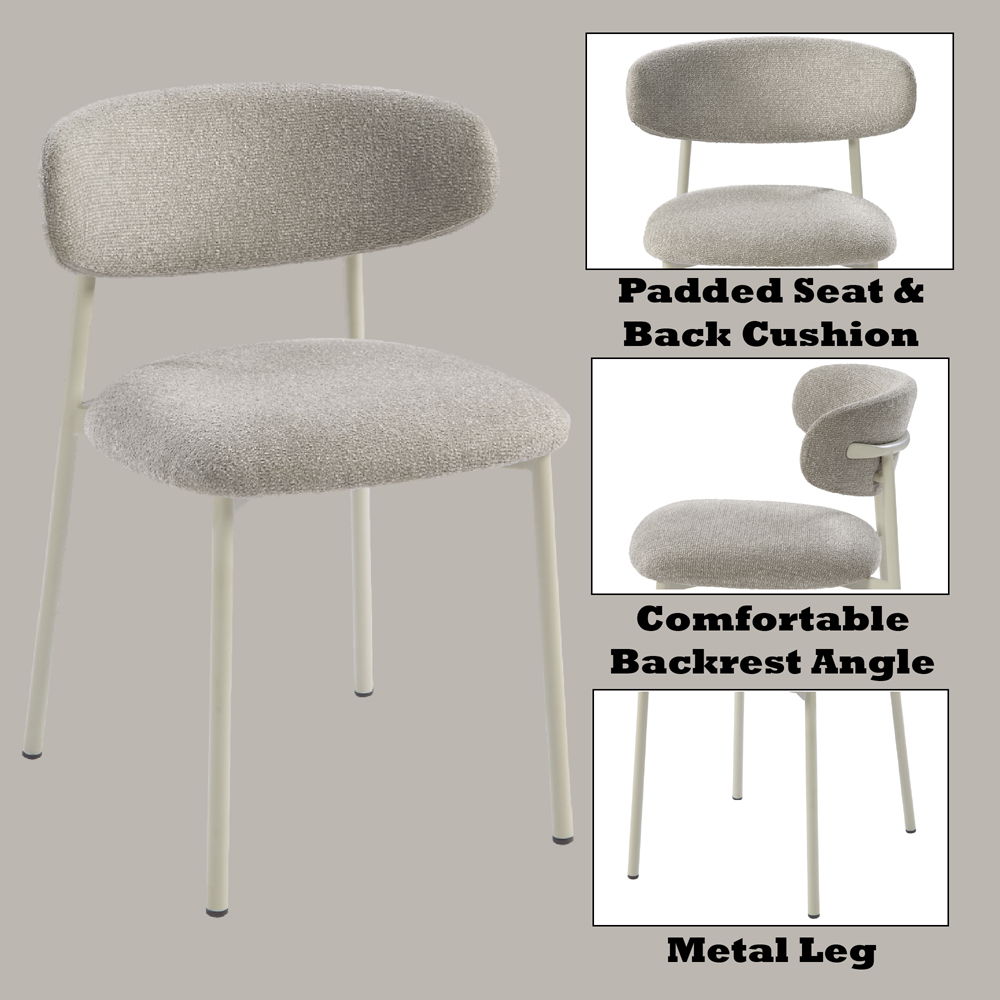 Ingram - Side Chair (Set of 2) - Light Gray, light gray, view 8