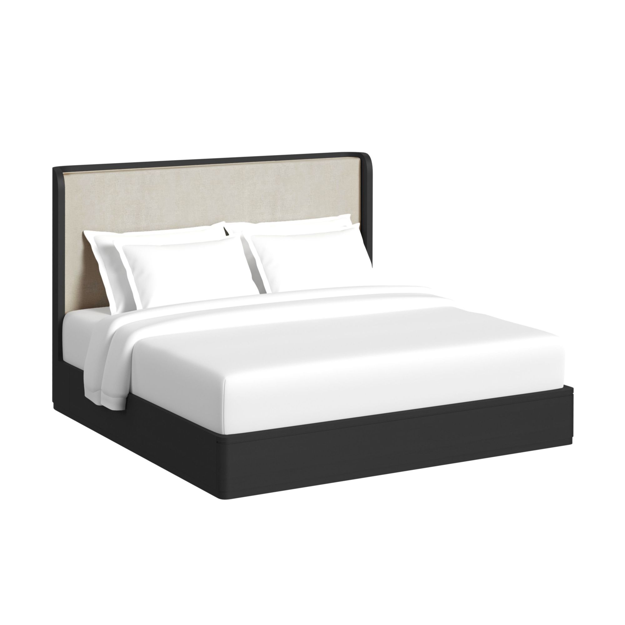 Rosalie - King Upholstered Bed - Black