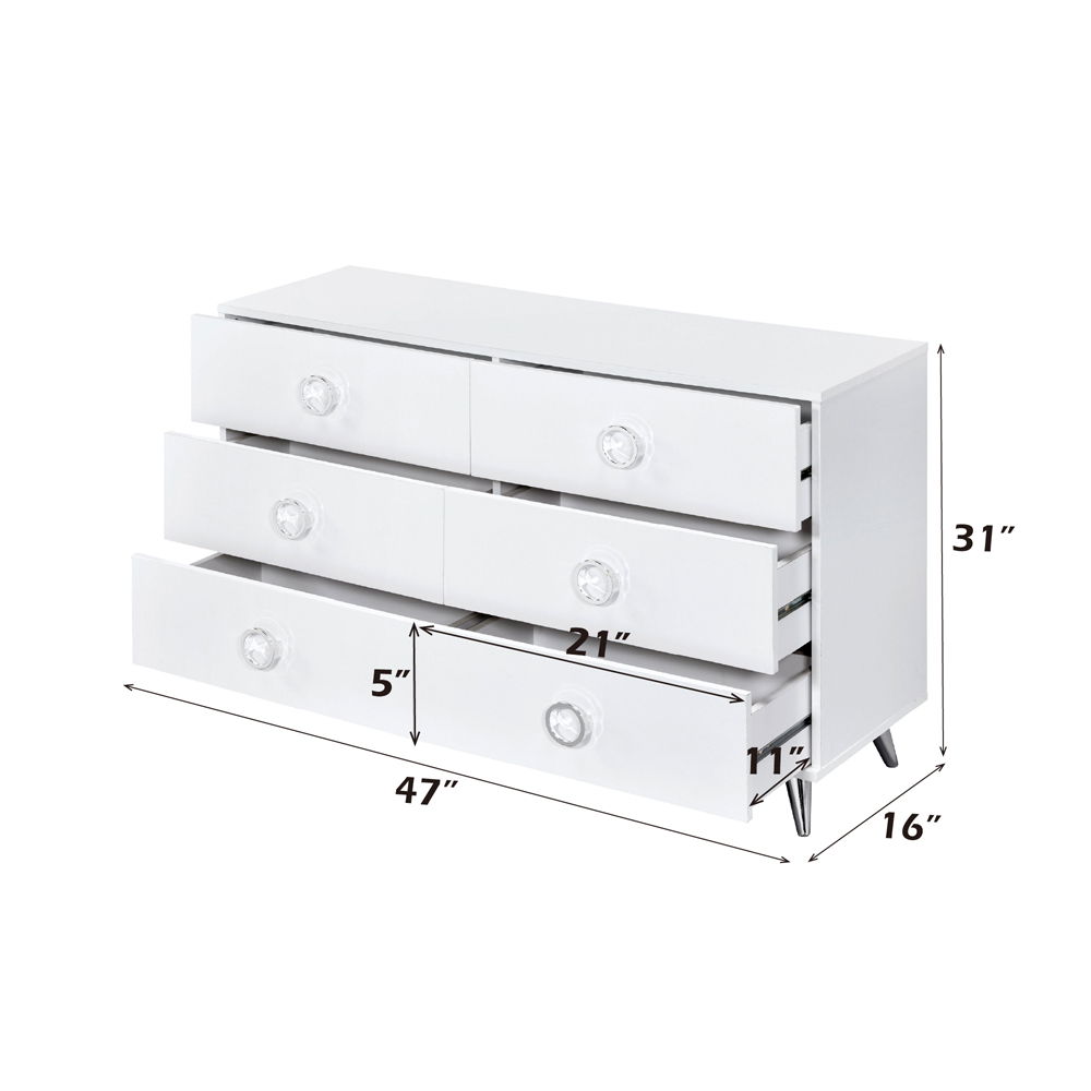 Perse - Dresser - White, white, view 4