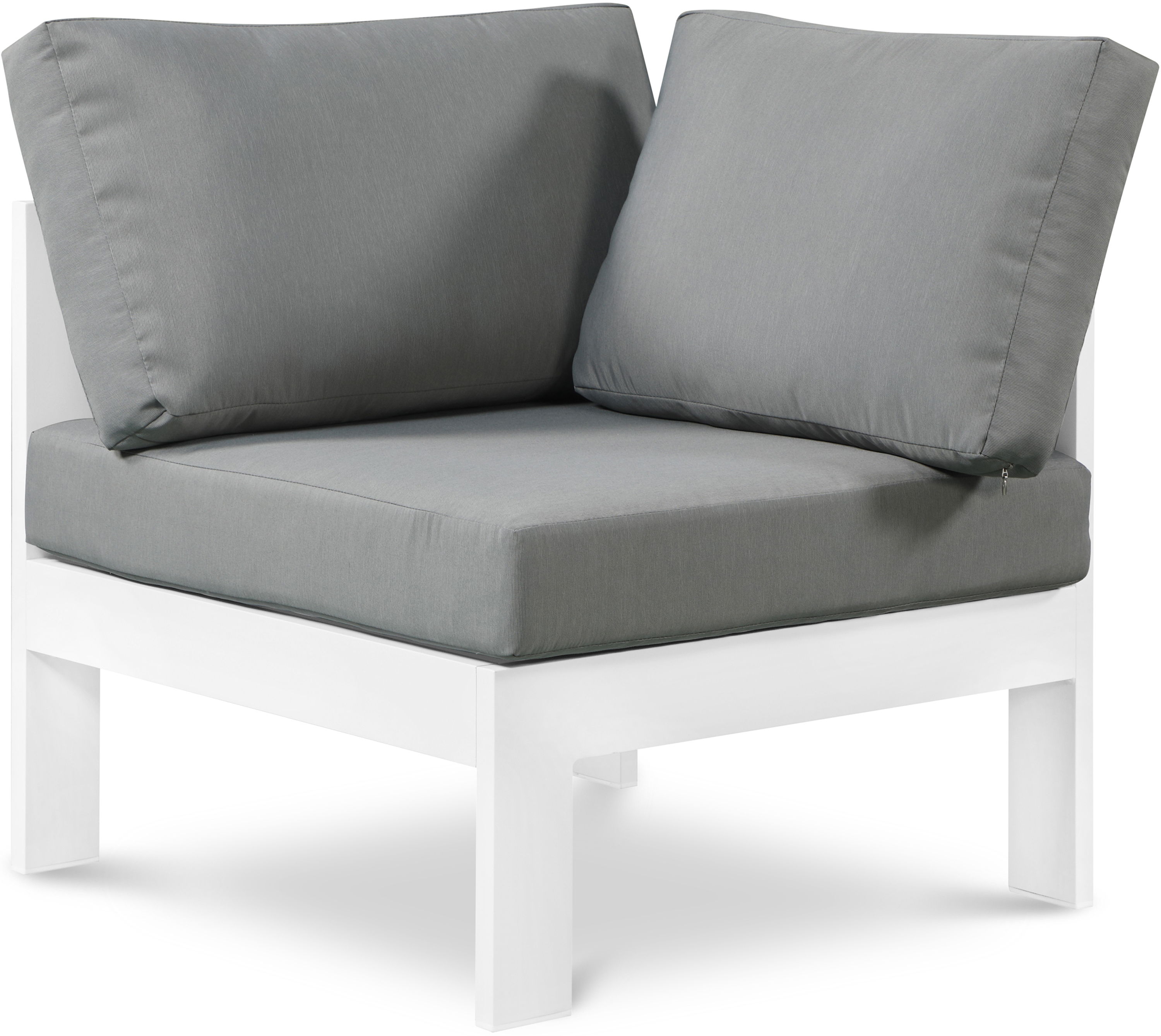 Nizuc - Outdoor Patio Corner Chair - Gray