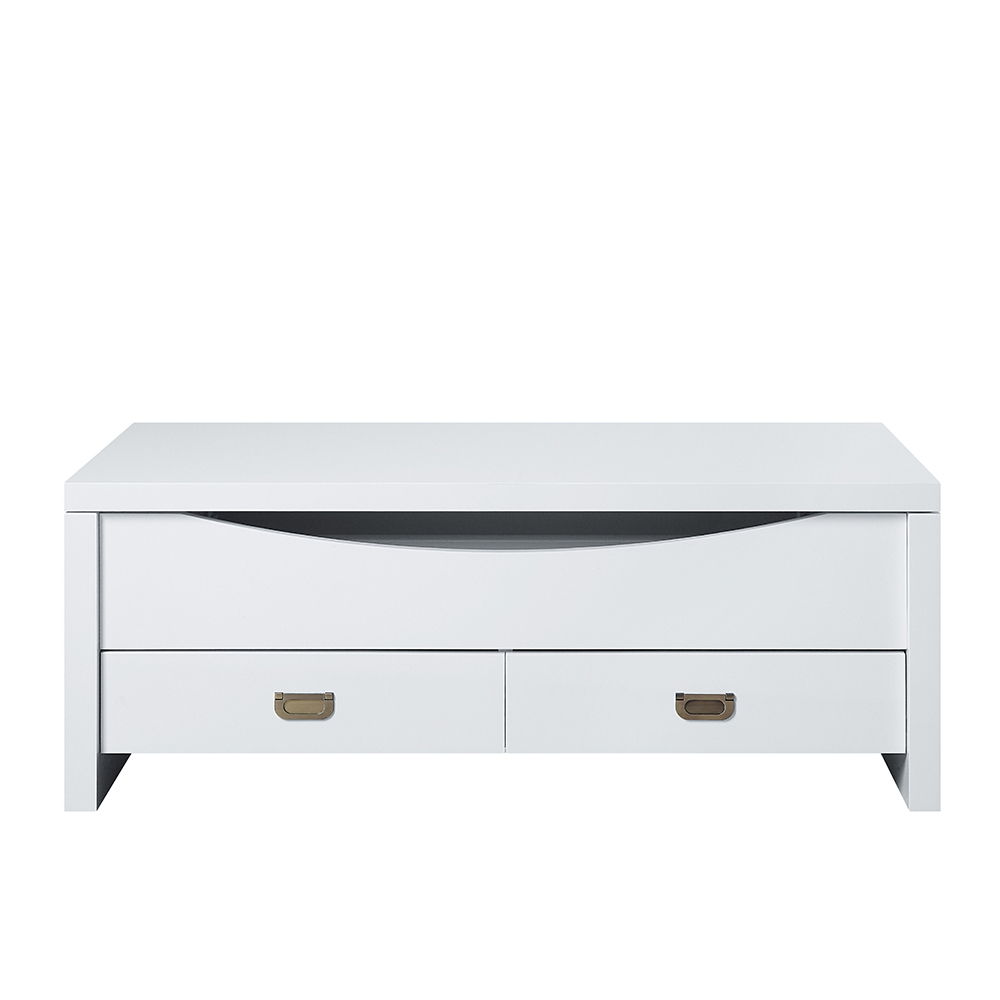 Ramiel - Coffee Table With Lift Top - High Gloss White, white, view 7