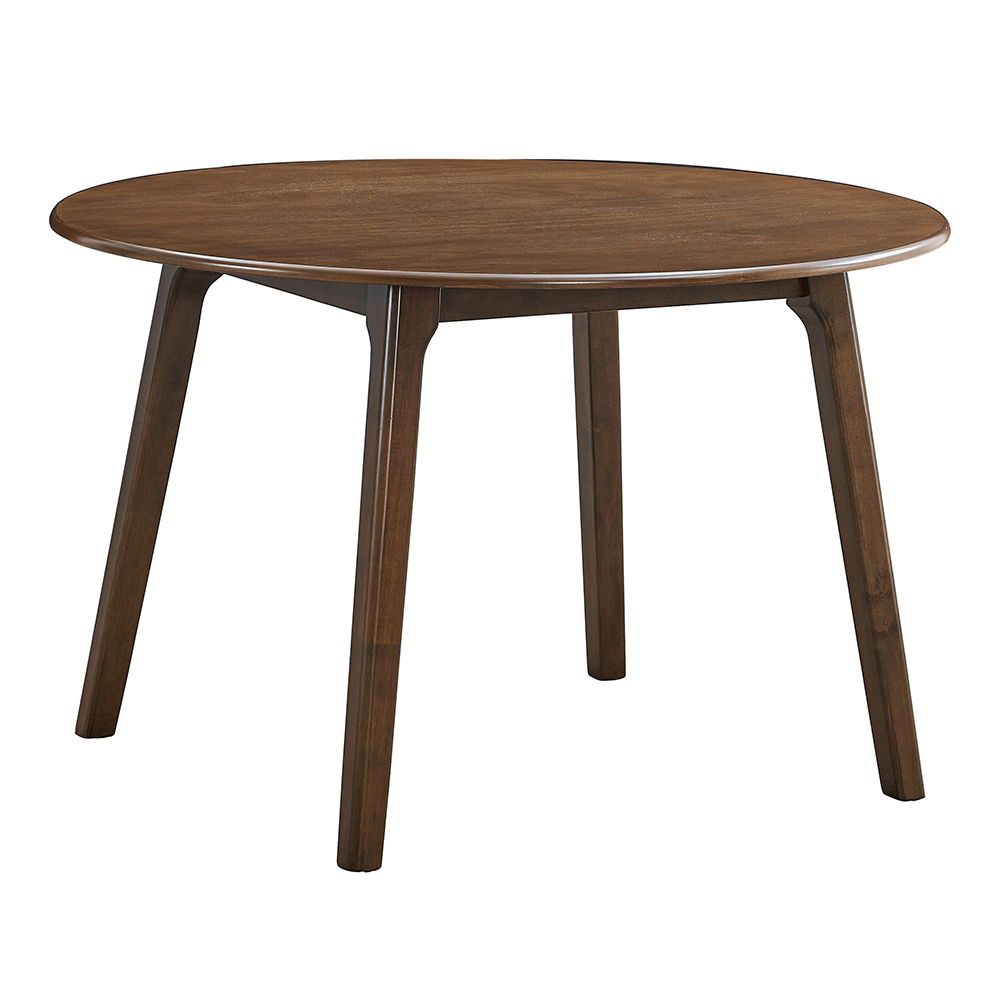 Keiki - Round Dining Table - Walnut, dark brown, view 8