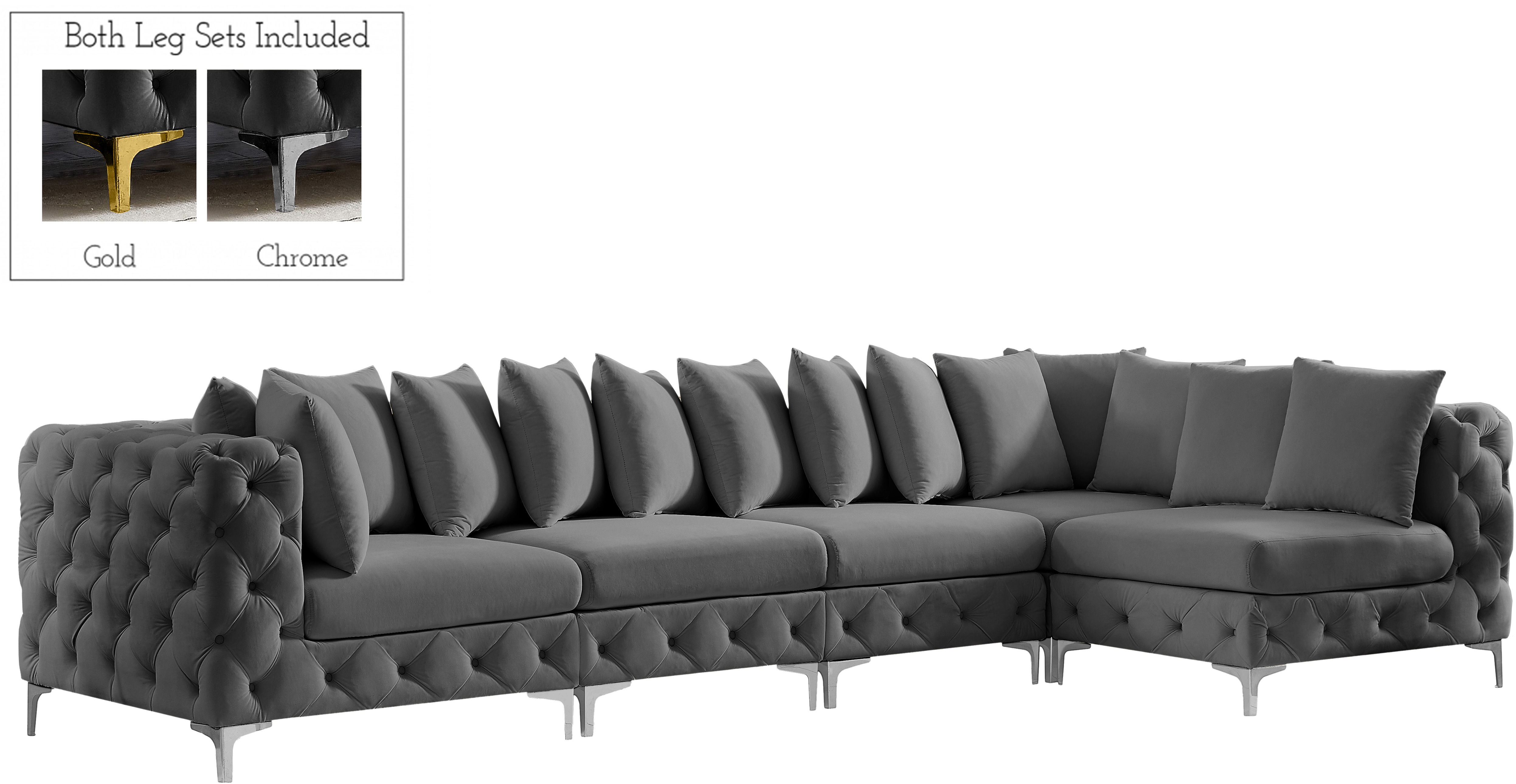 Tremblay - 5 Piece Modular Sectional - Gray