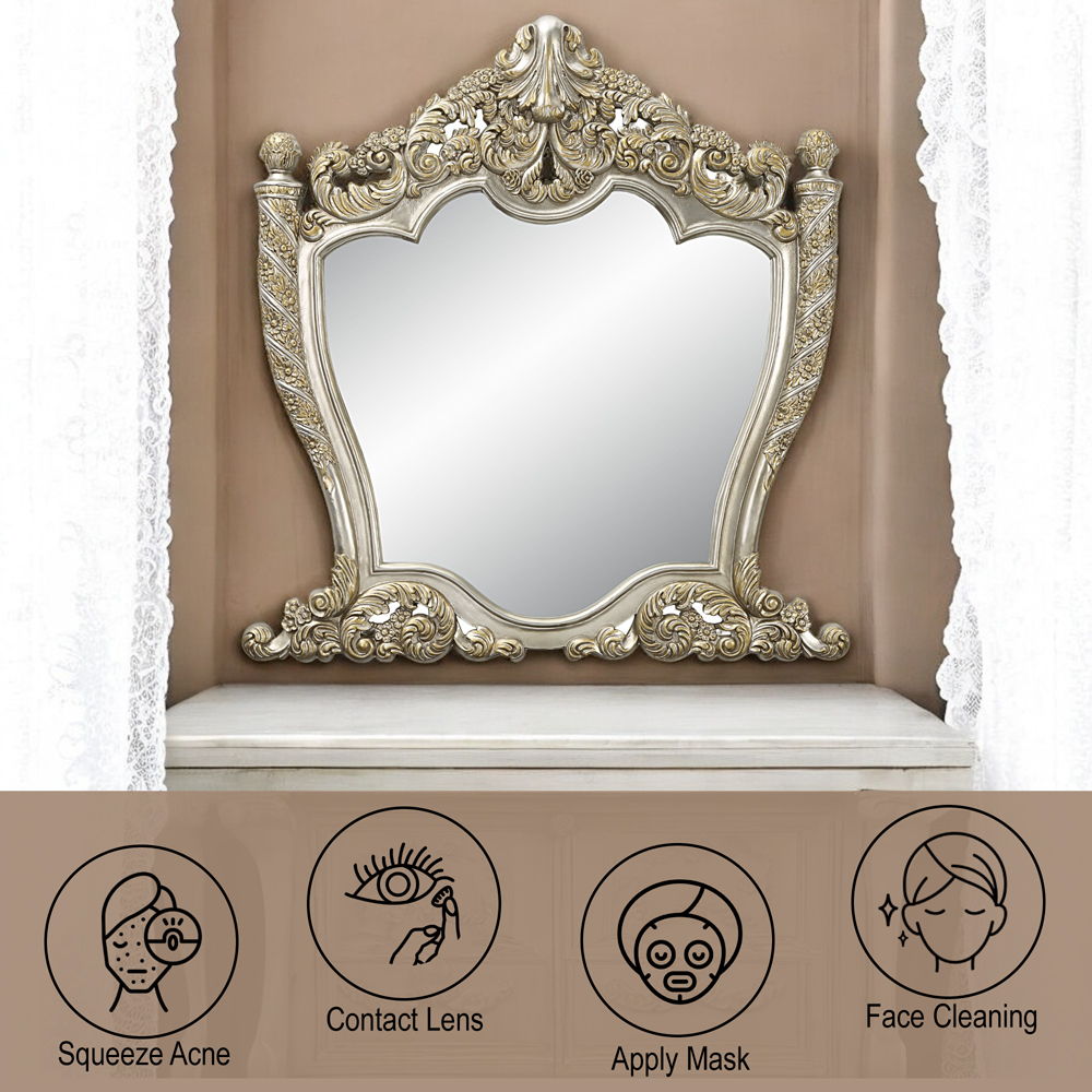 Danae - Mirror - Champagne & Gold, beige, view 4