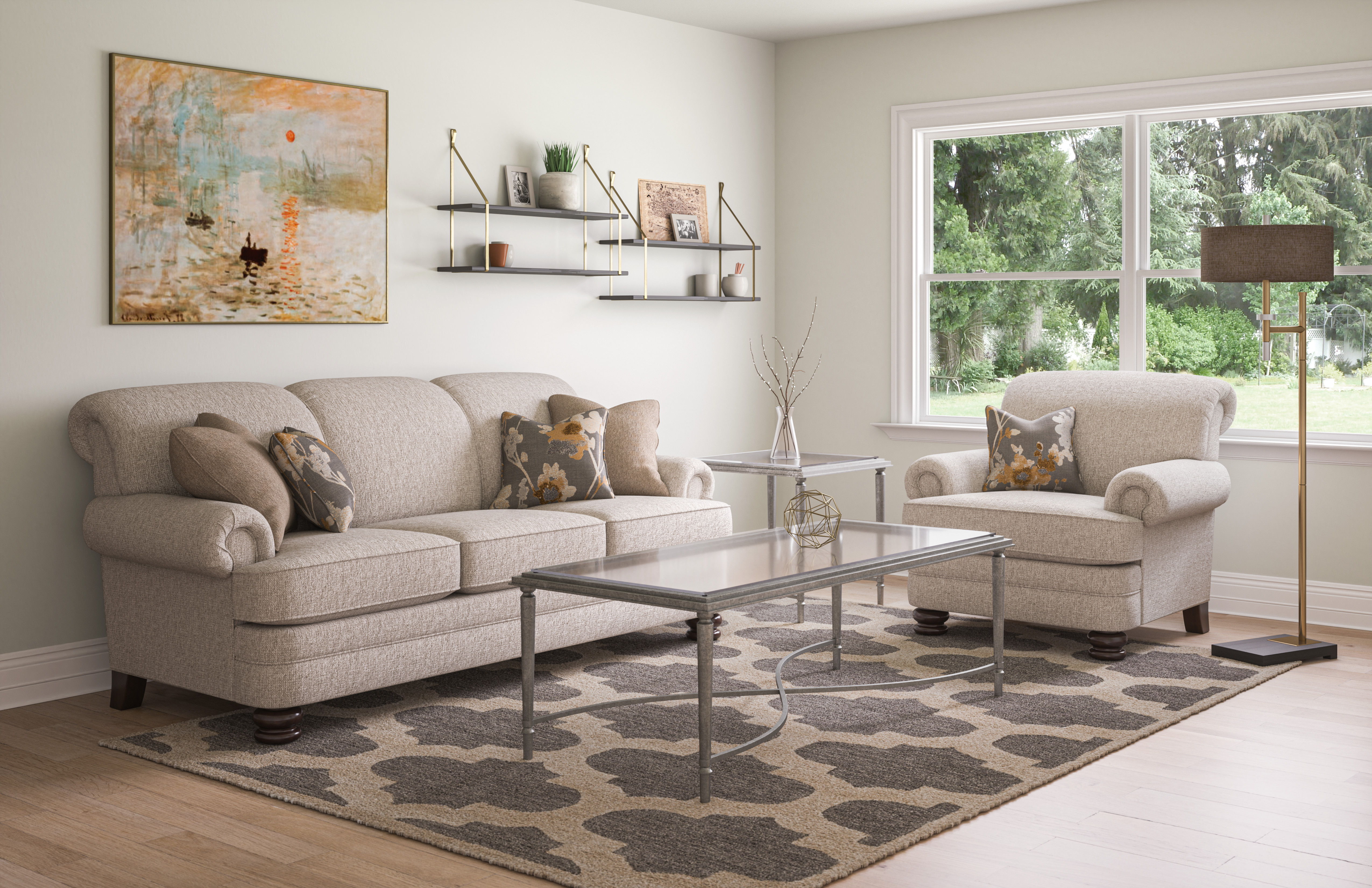 Bay Bridge - Fabric Sofa, beige