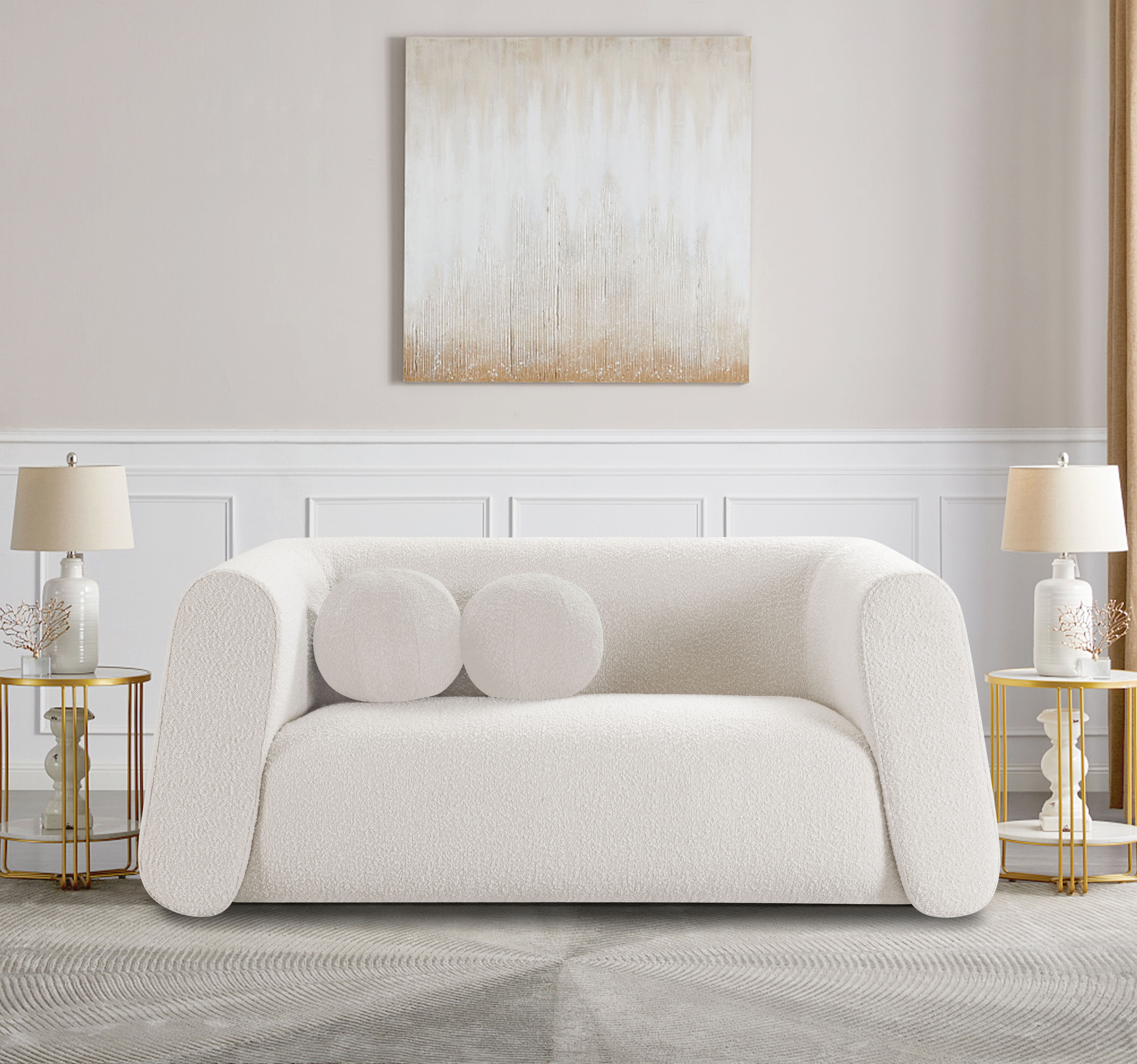 Abbington - Loveseat - Cream