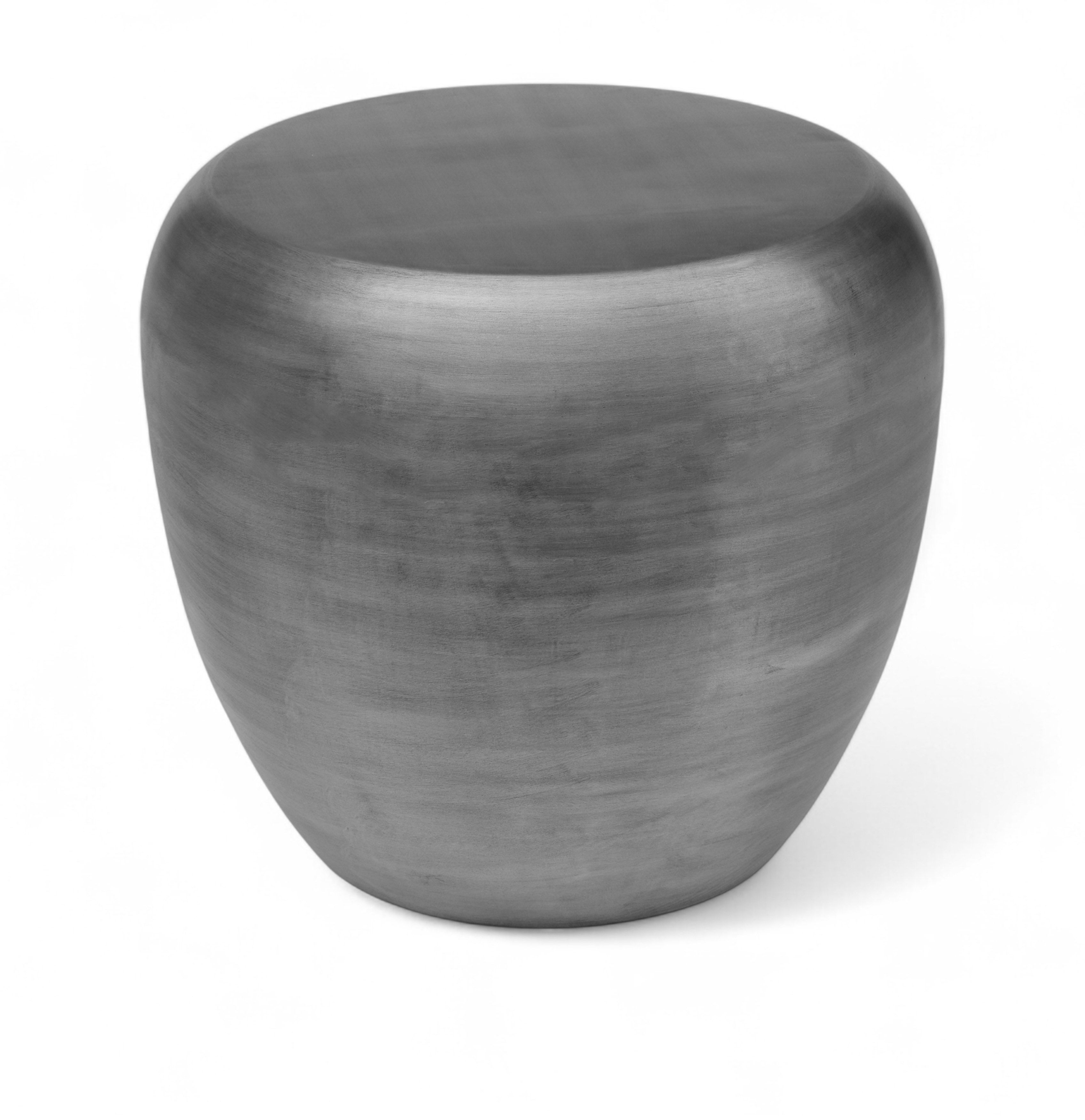 Capsule - Aluminum End Table - Silver