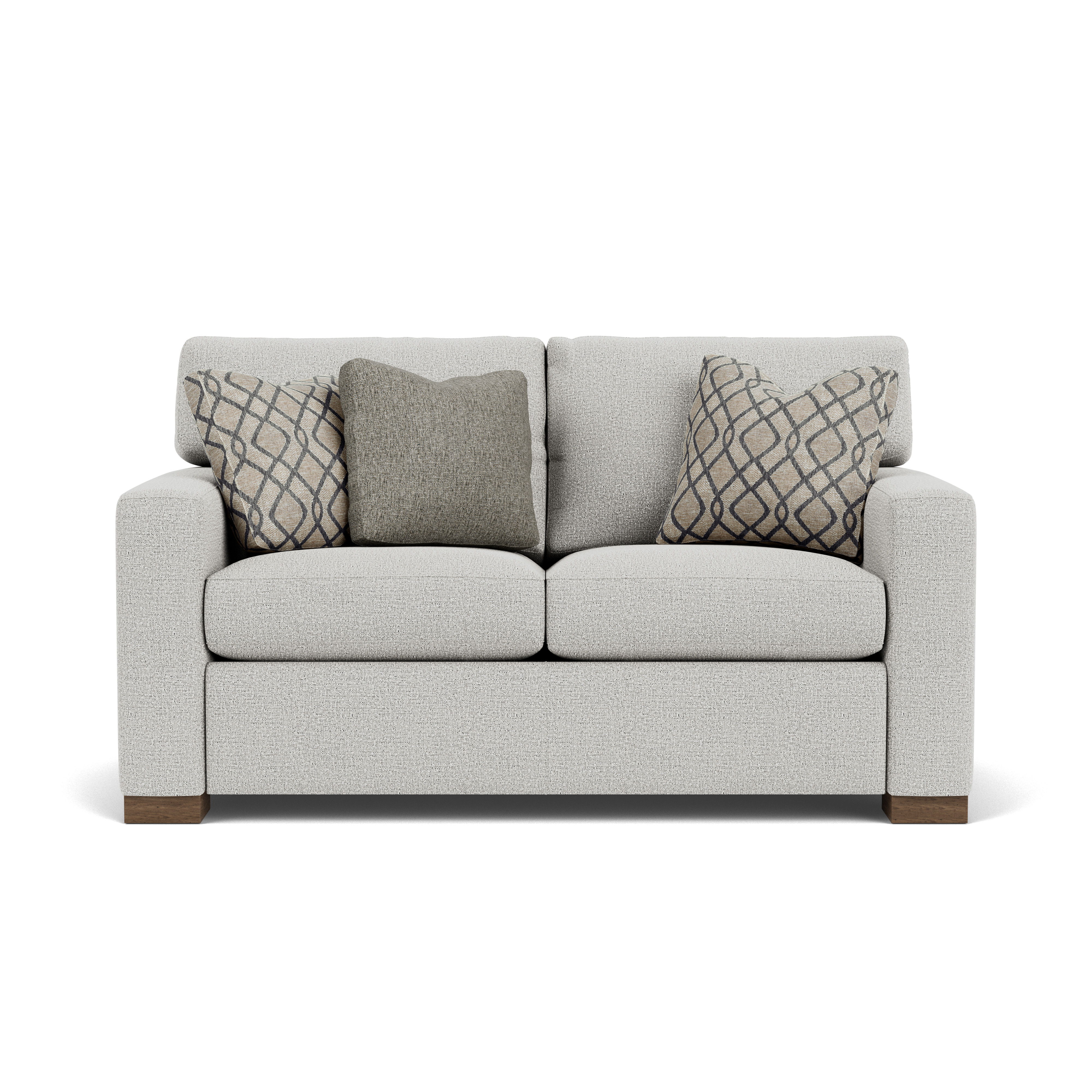Bryant - Fabric Loveseat, dark brown, view 5