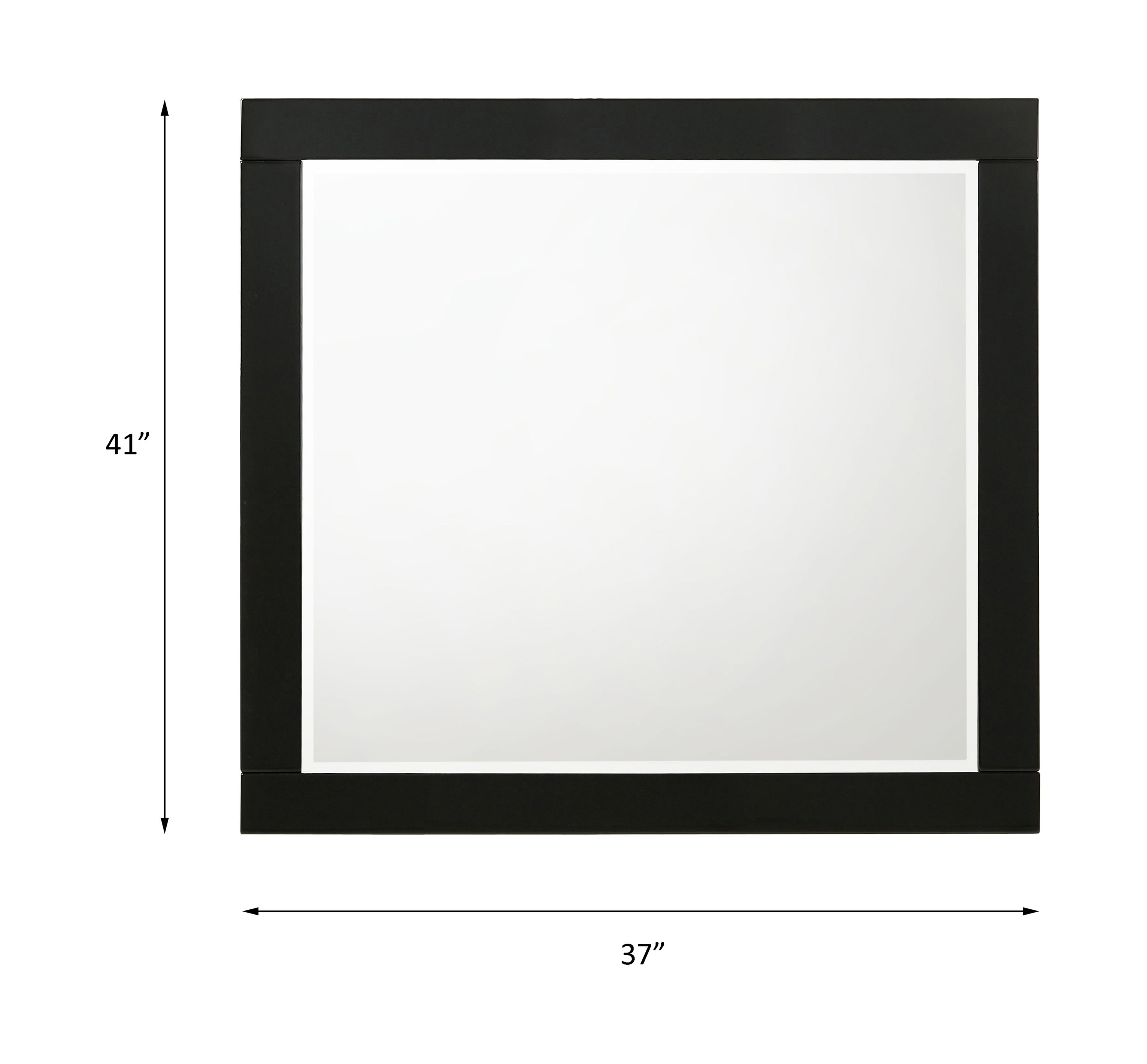 Chelsie - Mirror - Black, black, view 3