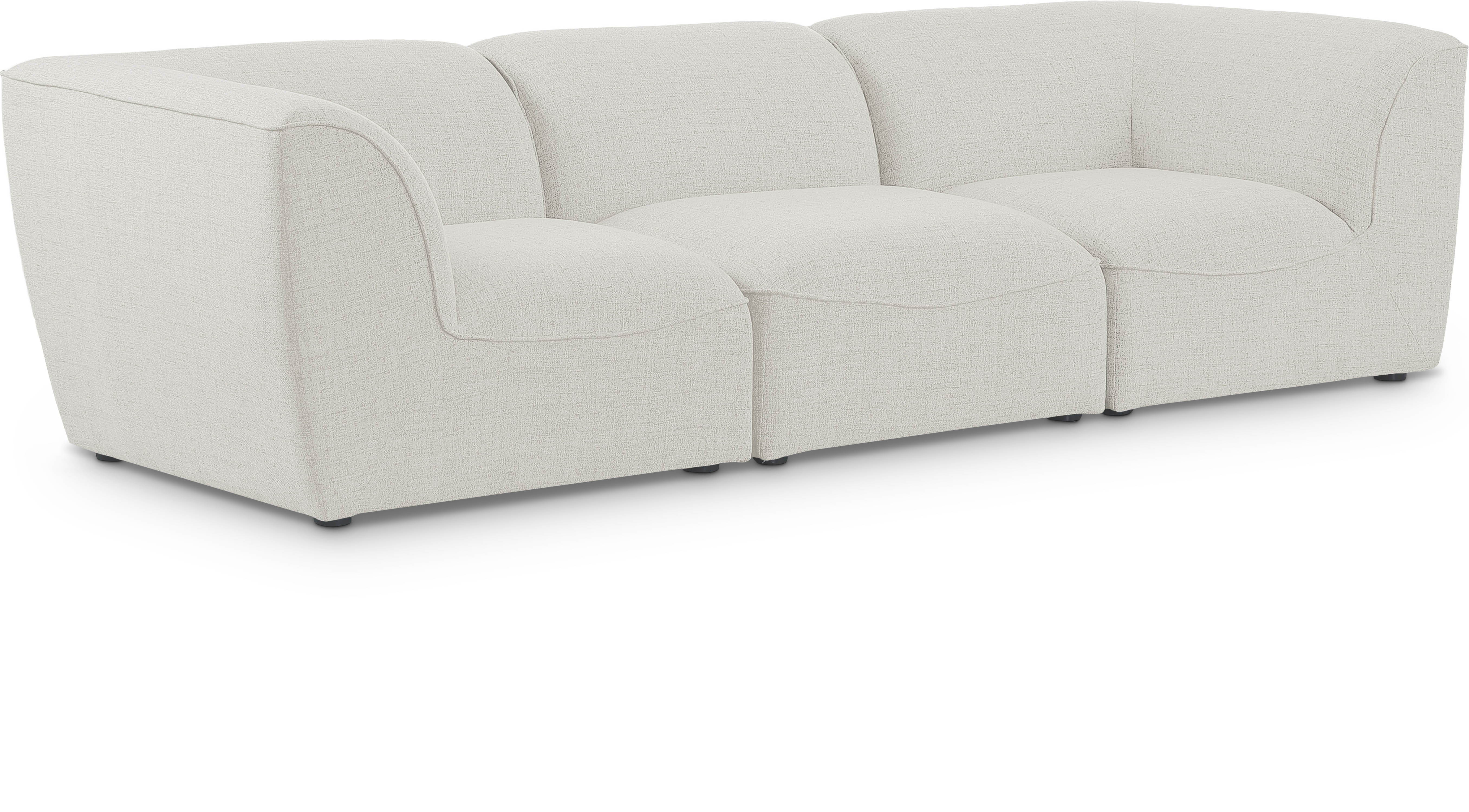 Miramar - 3 Seat Modular Sofa - Cream